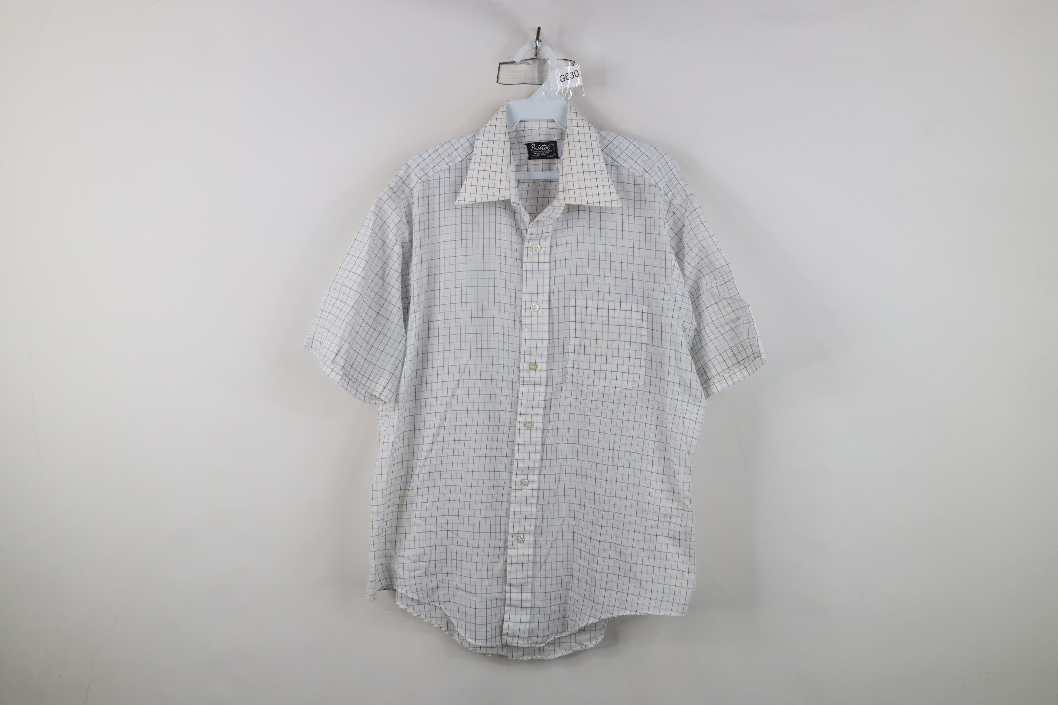 Vintage Vintage 60s 70s Streetwear Short Sleeve Collared Shirt Size US L / EU 52-54 / 3 - 1 Thumbnail