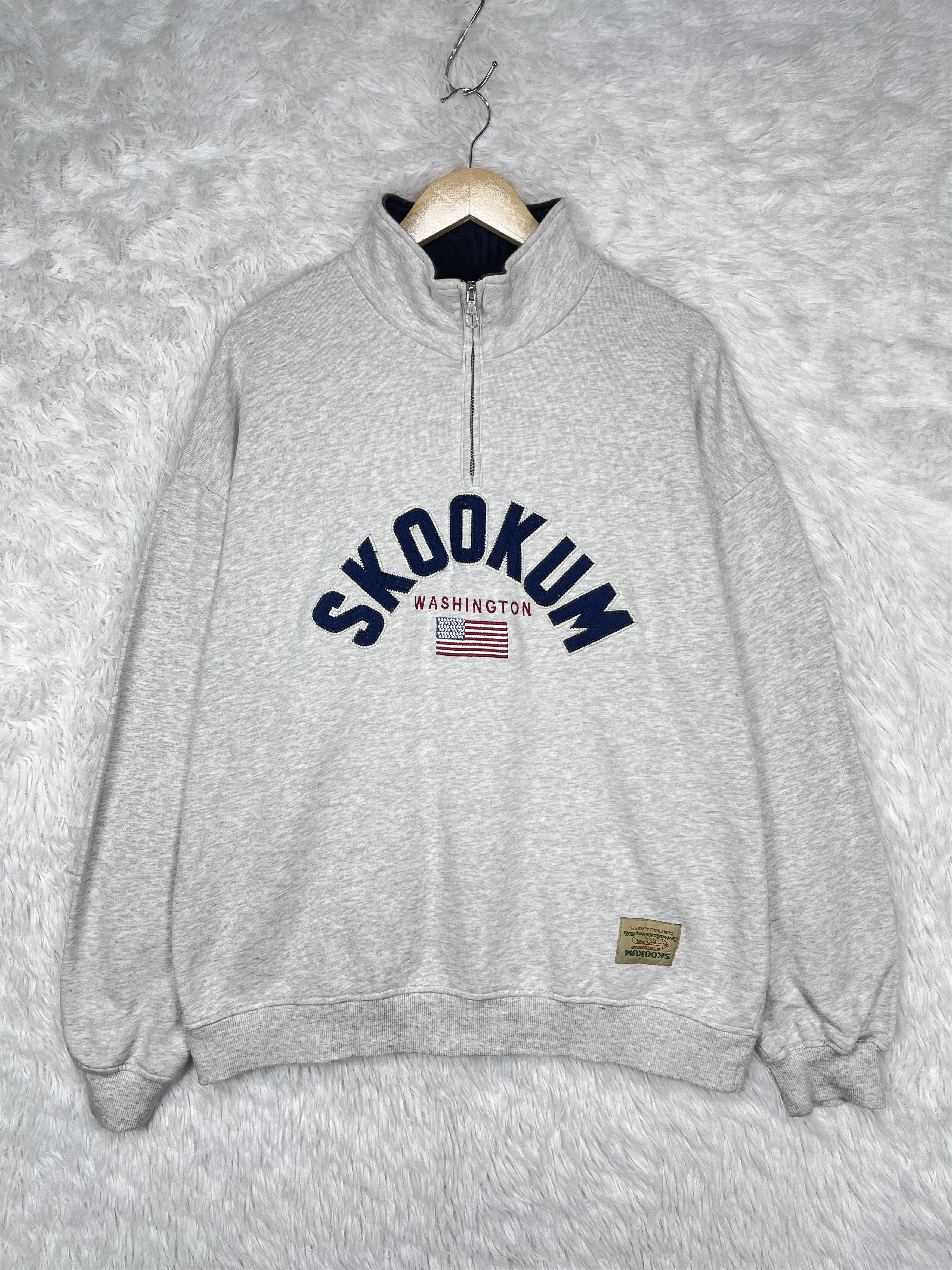 Raf Simons Vtg Skookum Mills x Jackrose Quarter-Zip Sweatshirt AS0010 Size US L / EU 52-54 / 3 - 1 Thumbnail