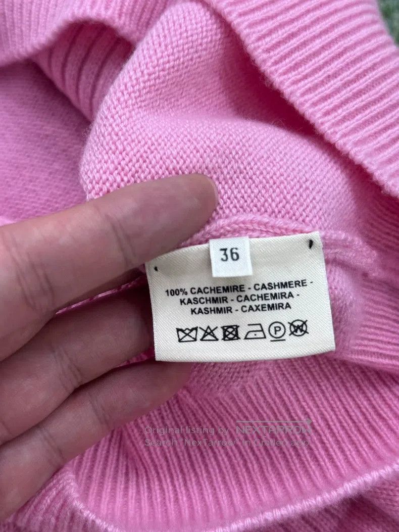 Hermes Hermes Pink Knit Short Sleeve Size XS / US 0-2 / IT 36-38 - 5 Thumbnail