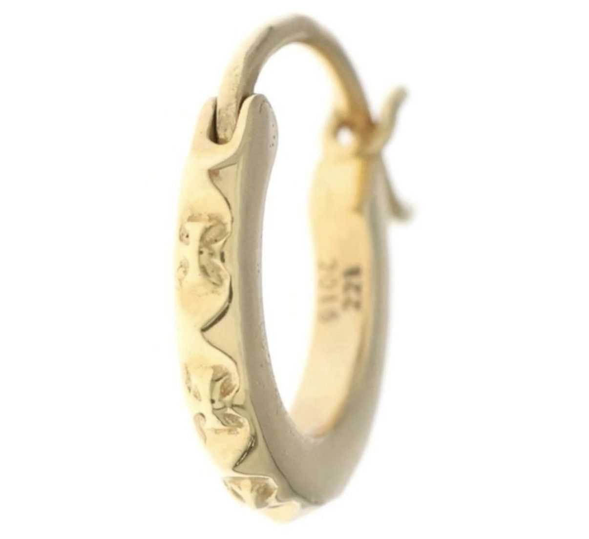 Chrome Hearts Chrome Hearts 22k Gold Hoop Tfp Pnk Plus True
