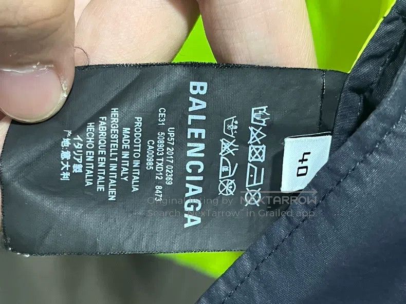 Balenciaga Balenciaga Neon Green Windbreaker Size US XXS / EU 40 - 9 Thumbnail
