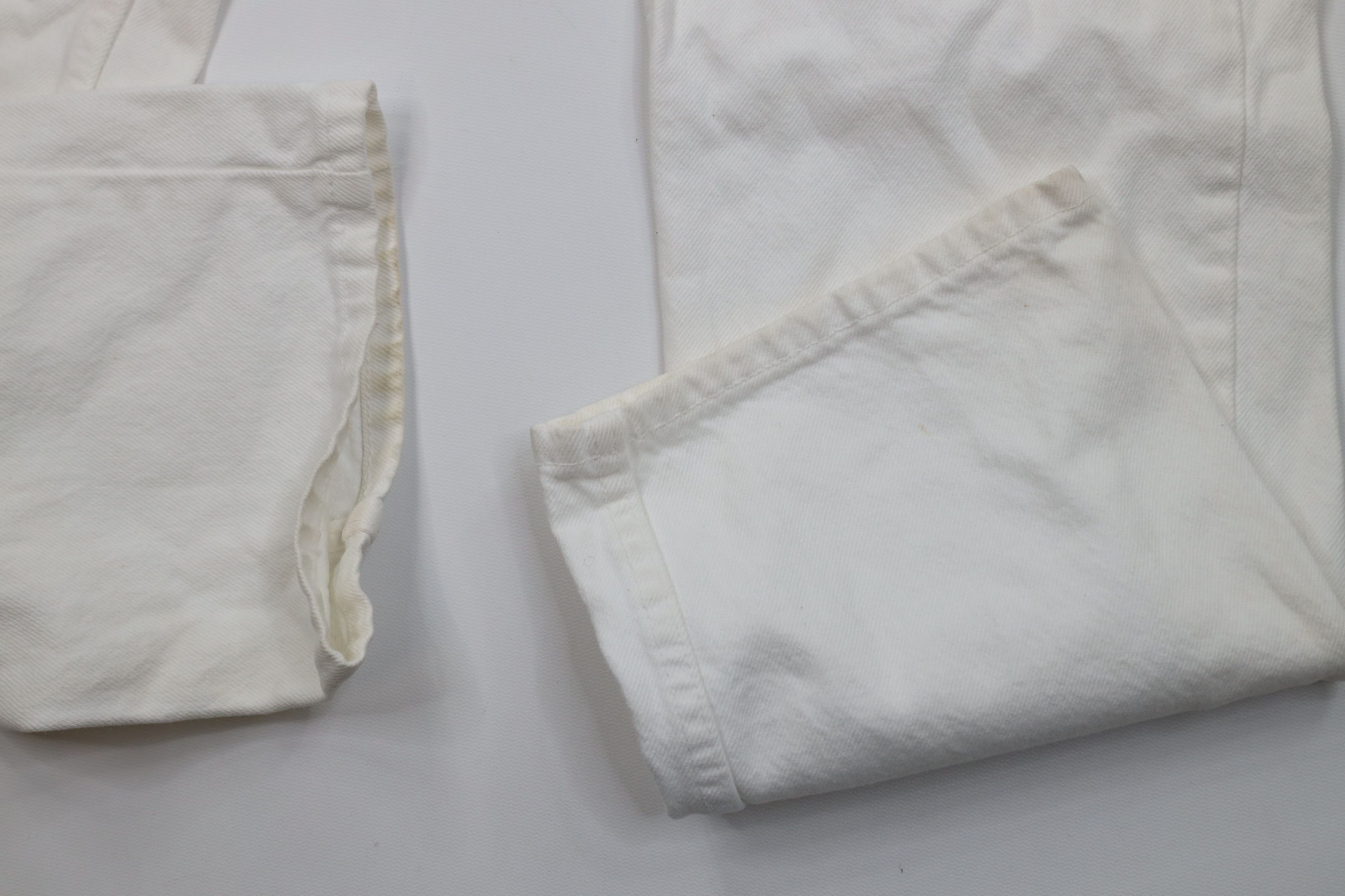 Levi's Vintage Y2K 2001 Levis 505 Regular Straight Jeans White USA Size US 34 / EU 50 - 7 Thumbnail