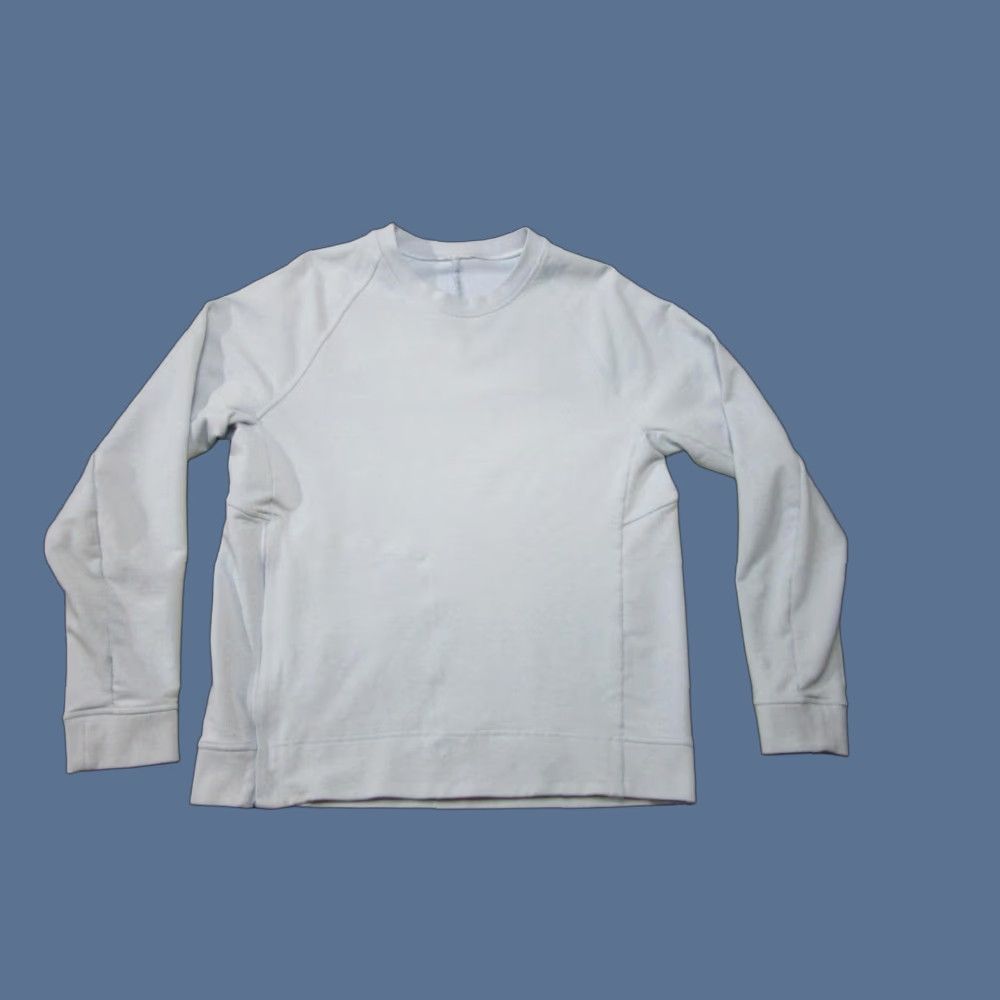 Lululemon Lululemon Sweatshirt Mens Medium Blue Crewneck Zip Pocket Pullover Athleisure Size US M / EU 48-50 / 2 - 1 Thumbnail