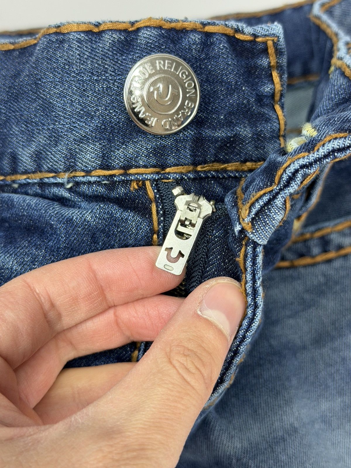 True Religion Vintage True Religion Bobby Relaxed Baggy Denim Jeans Y2K Size US 36 / EU 52 - 11 Thumbnail
