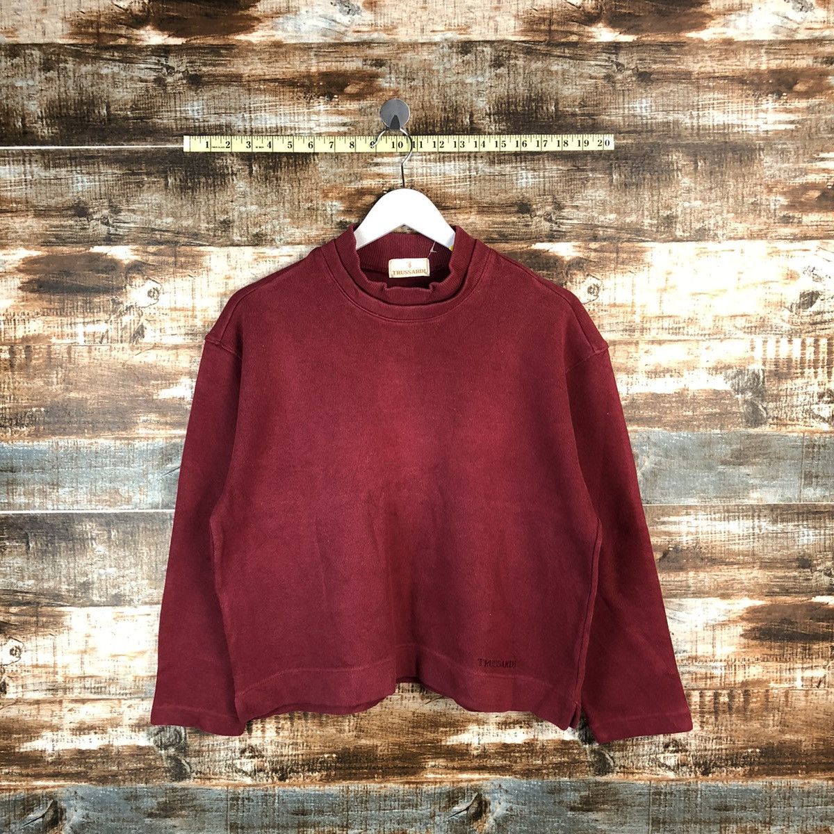 Homespun Knitwear Trussardi vintage Red Knitwear #A1386 Size US S / EU 44-46 / 1 - 1 Thumbnail