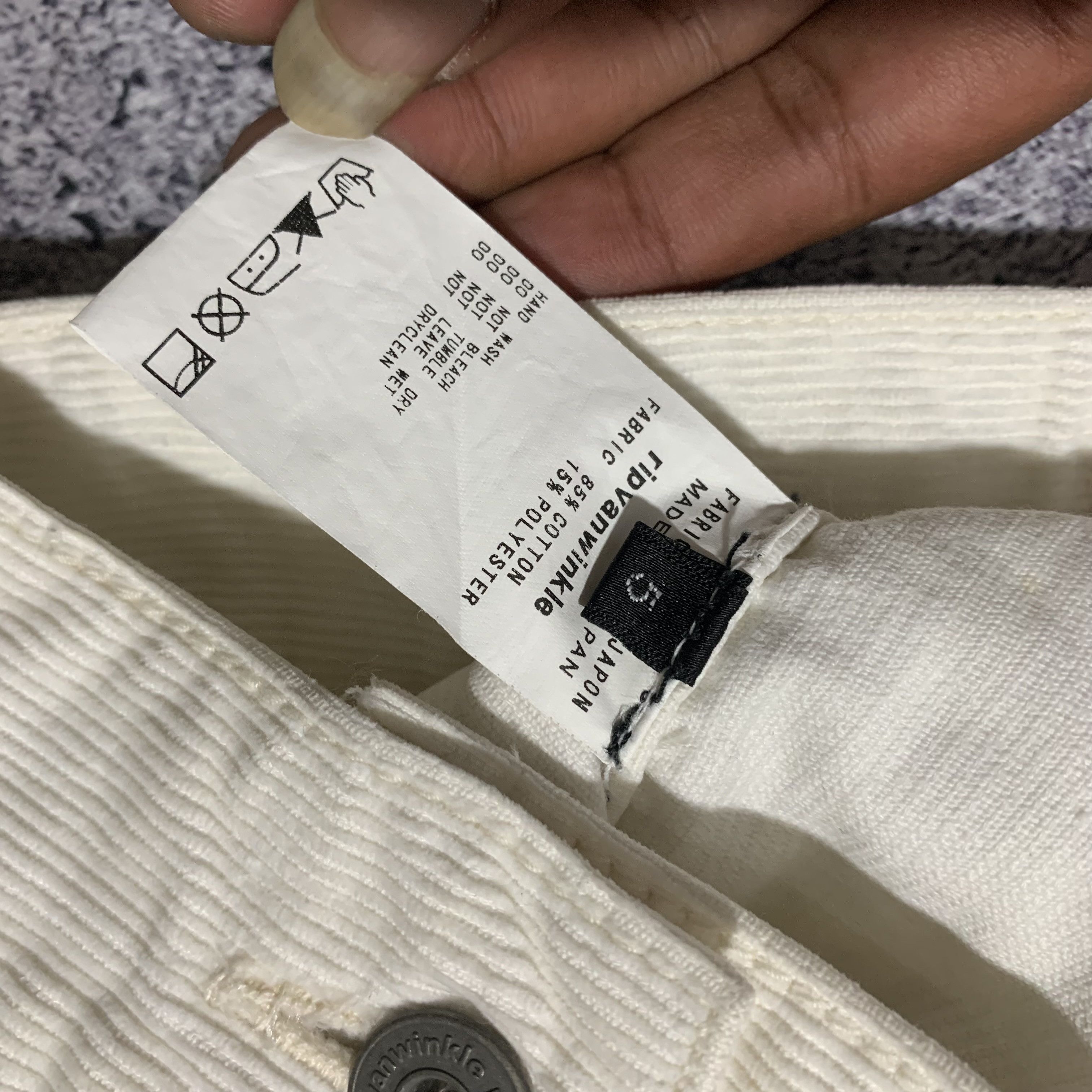 RIPVANWINKLE 2000s Ripvanwinkle Japanese Trucker Corduroy Jacket Size US S / EU 44-46 / 1 - 8 Thumbnail