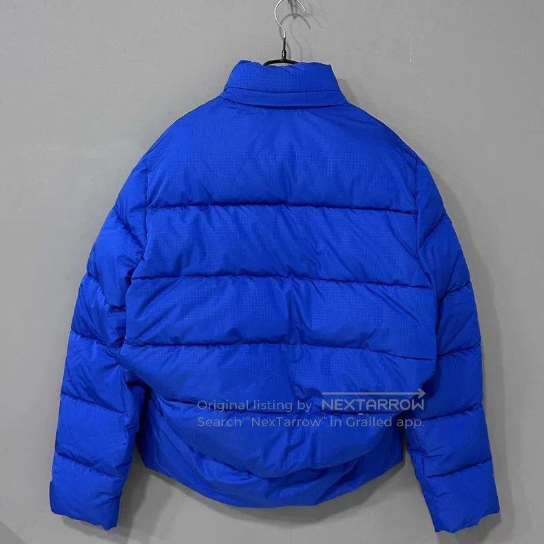 Balenciaga Balenciaga Klein Blue Small Logo Down Jacket Size US S / EU 44-46 / 1 - 3 Thumbnail