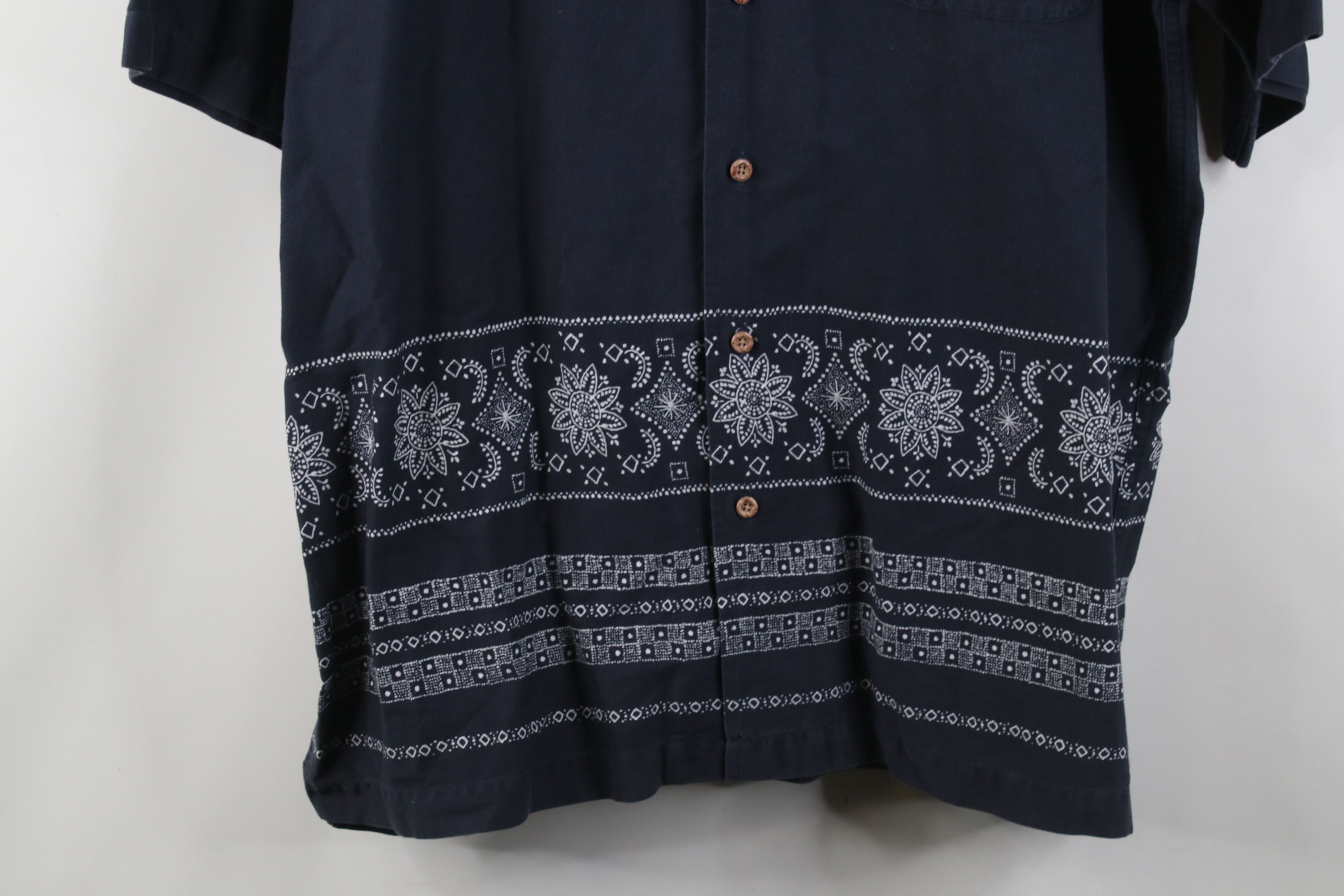Tommy Hilfiger Vintage 90s Tommy Hilfiger Looped Collar Button Shirt Size US XL / EU 56 / 4 - 3 Thumbnail