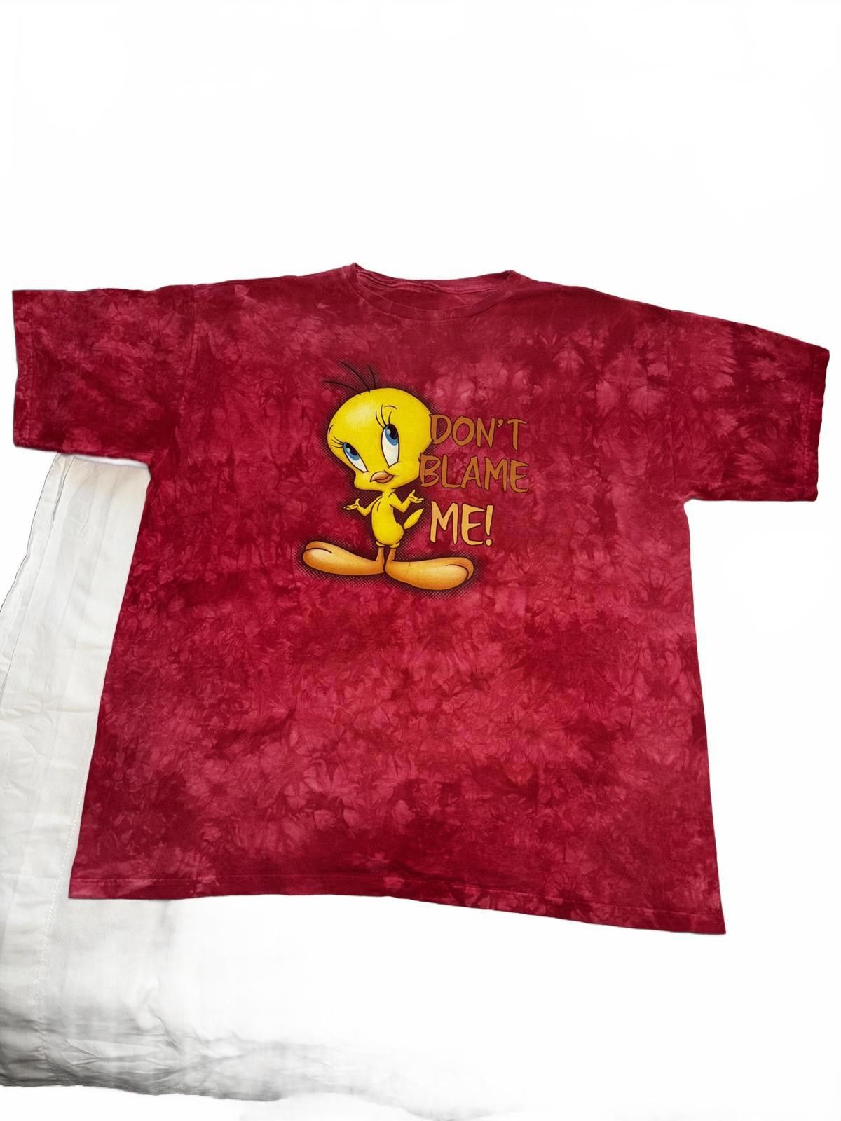 Designer Vintage Tweety Bird T-Shirt - Don't Blame Me! Size M / US 6-8 / IT 42-44 - 1 Thumbnail
