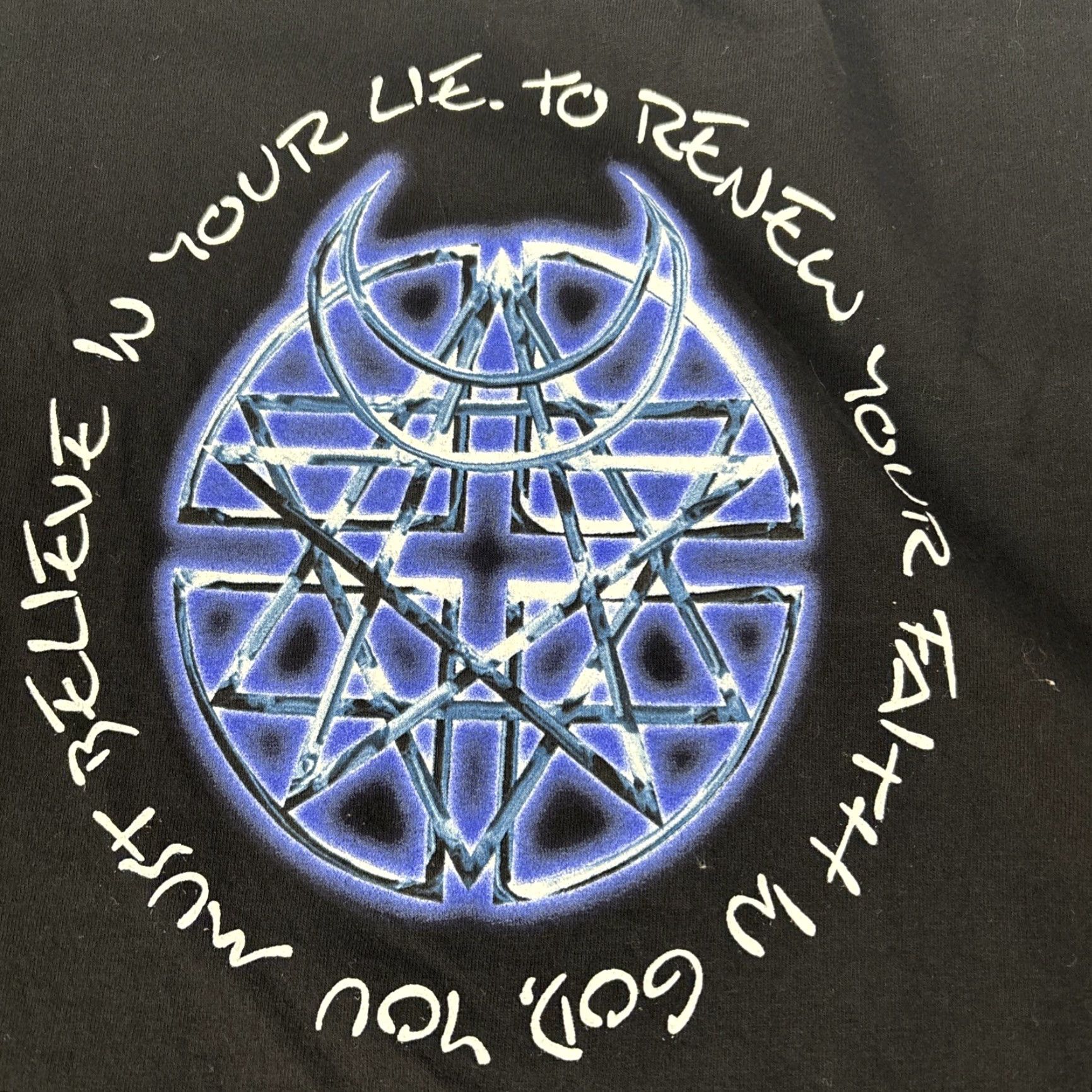 Vintage VINTAGE Disturbed Believe Album Rock Band Shirt XL Black Giant XL Shirt Men Short Sleeve Crew Neck 2002 Band Music Rock Mens Size US XL / EU 56 / 4 - 6 Thumbnail