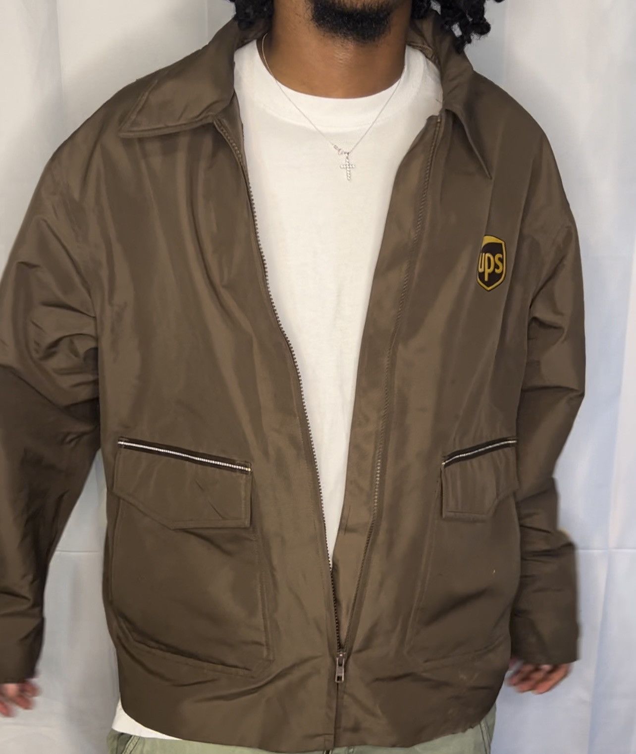 Vintage Vintage UPS uniform Jacket Grailed
