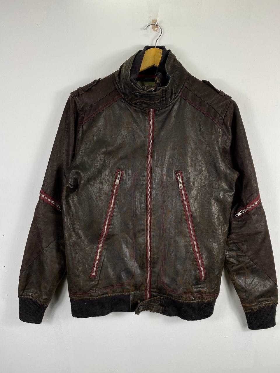 Japanese Brand amp manydope japanese brand polyurethan jacket nice design Size US M / EU 48-50 / 2 - 1 Thumbnail