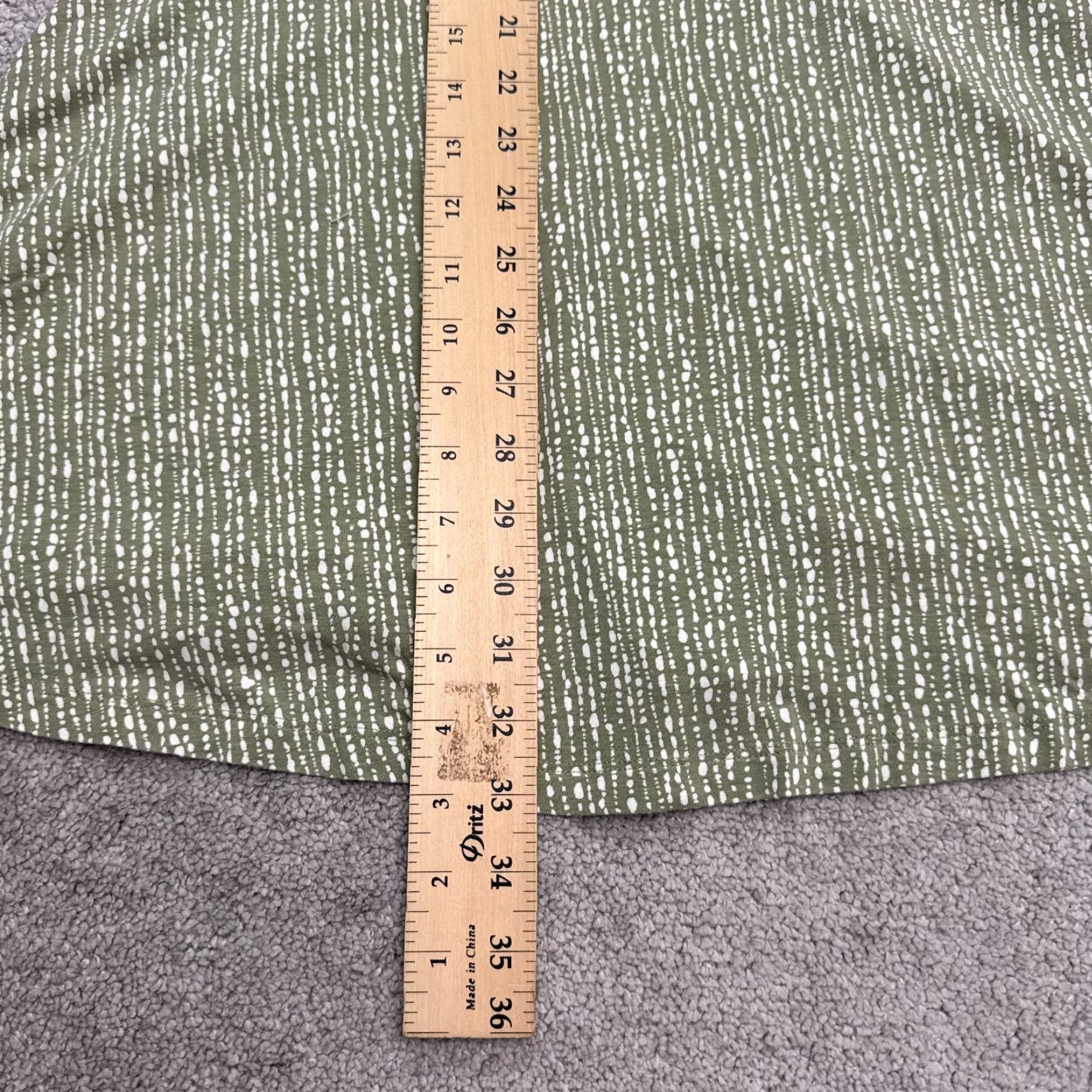 Athleta Athleta Halter Fit & Flare A-Line Mini Dress Womens XXS Green White Polka Dot Size XXS / US 00 / IT 34 - 6 Thumbnail