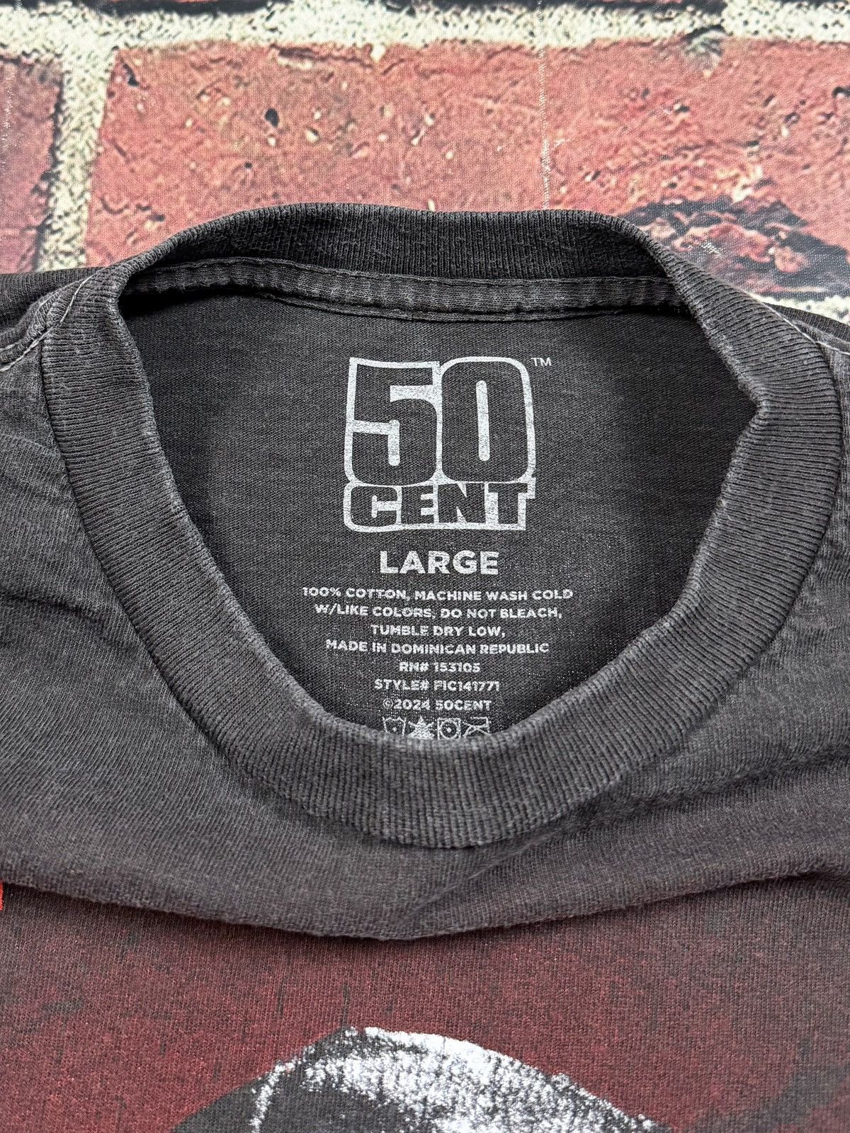 50 Cent 50 Cent Get Rich or Die Tryin’ T-Shirt Double Sided Rap Tee Size US L / EU 52-54 / 3 - 6 Thumbnail