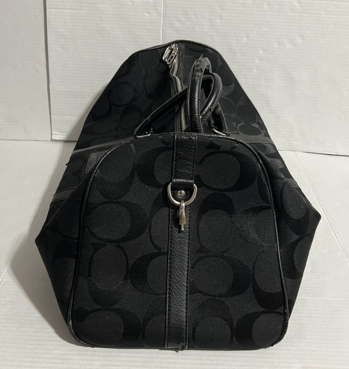 Coach Vintage Coach Jackard Weekender Duffel Canvas Travel Bag Size ONE SIZE - 5 Thumbnail