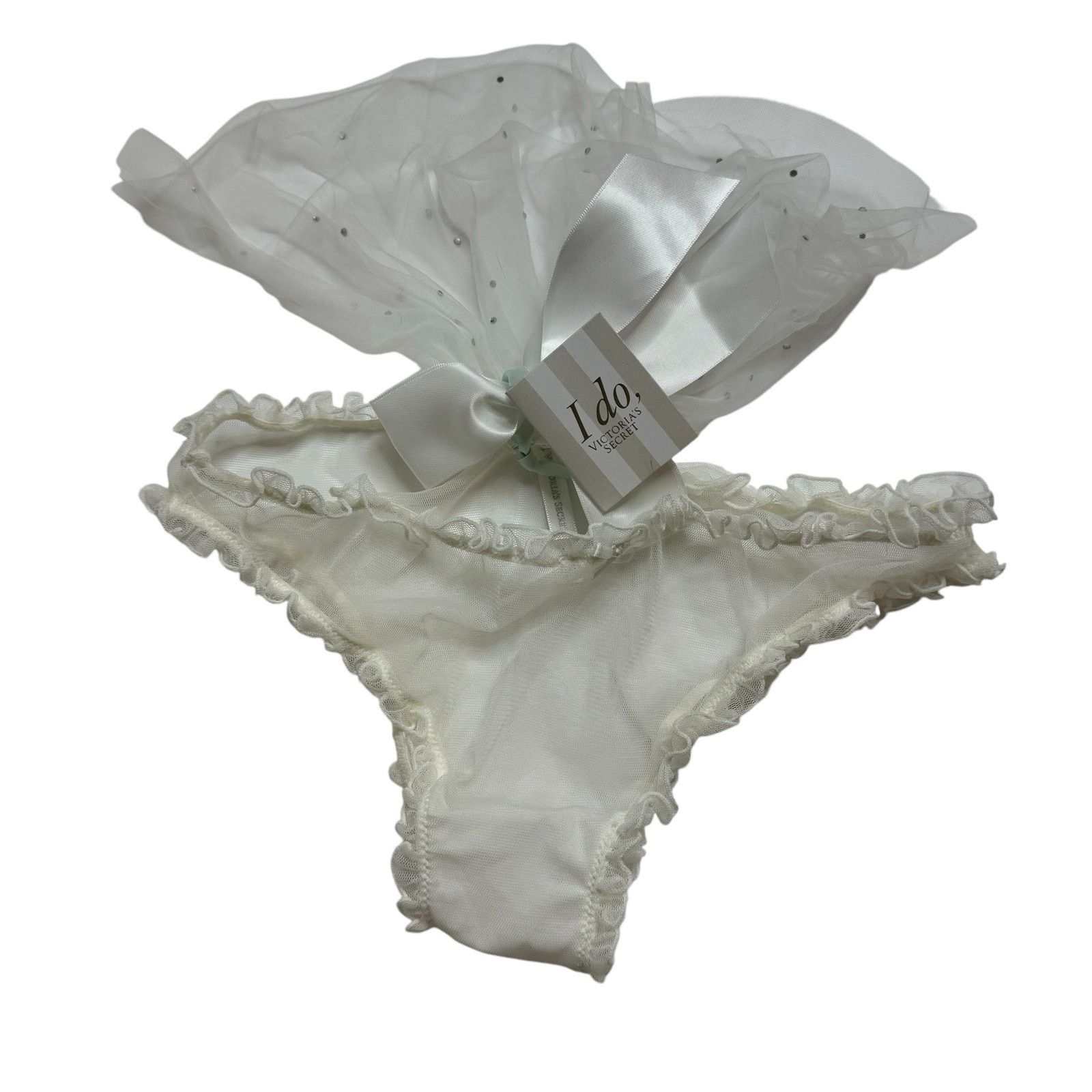 Victoria's Secret VICTORIAS SECRET I Do Bride Wedding Panties Comb Veil ...