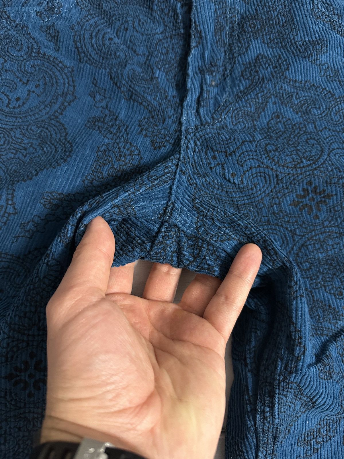 Other Rare Corduroy Bandana Pants Run&Fly Flare Japan Style Size US 34 / EU 50 - 2 Thumbnail