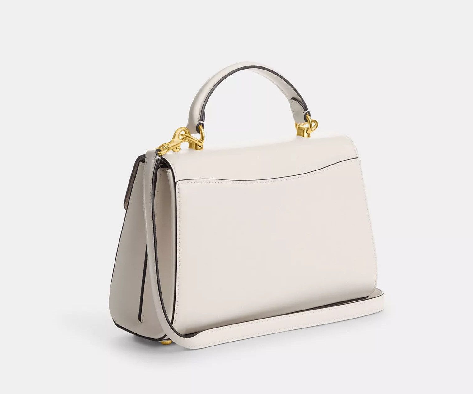 Coach Eliza Top Handle Gold/chalk CP006 Size ONE SIZE - 11 Thumbnail
