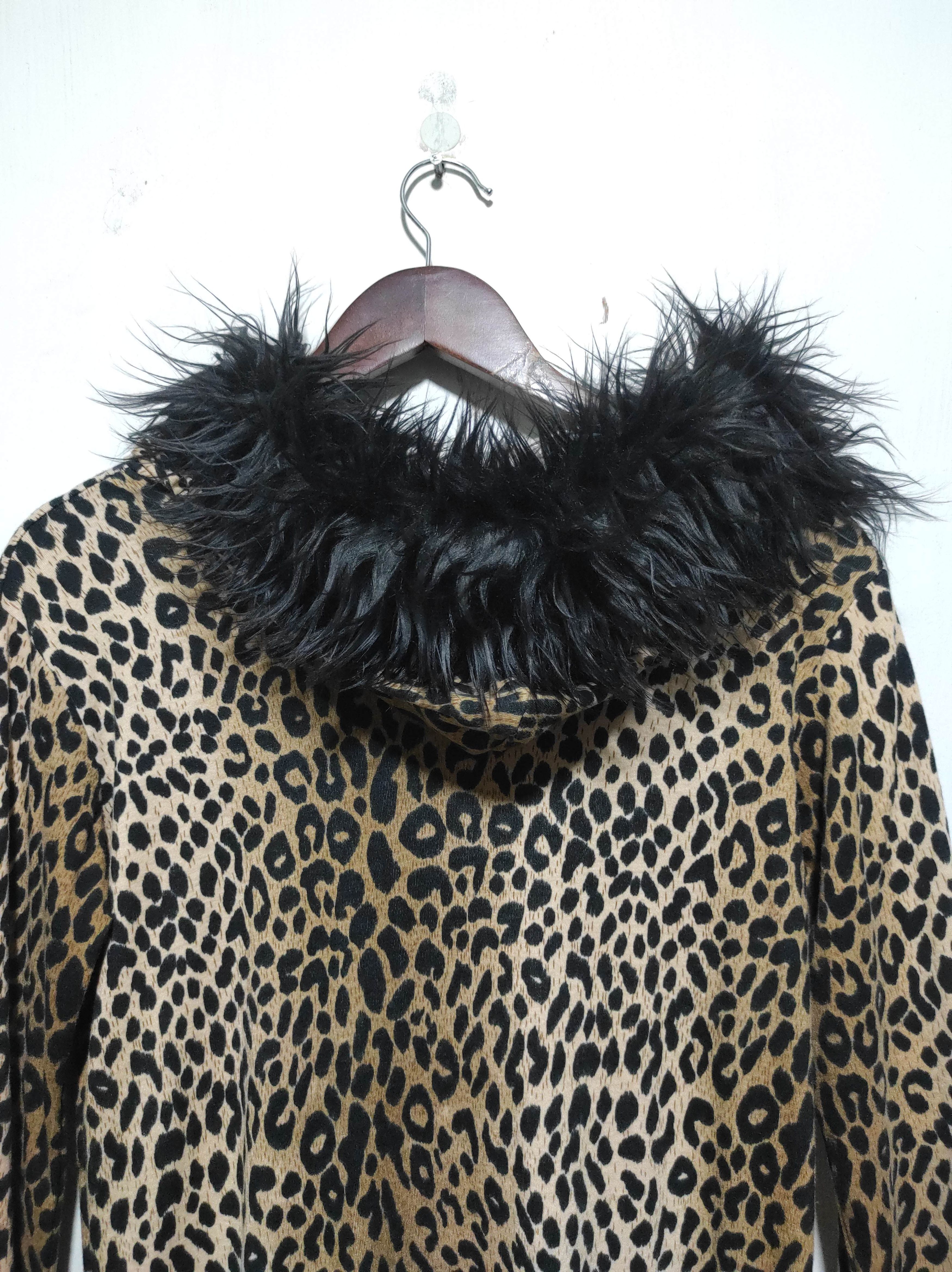 Japanese Brand Leopard zipper fur hoodie ifsix LGB style Size S / US 4 / IT 40 - 9 Thumbnail