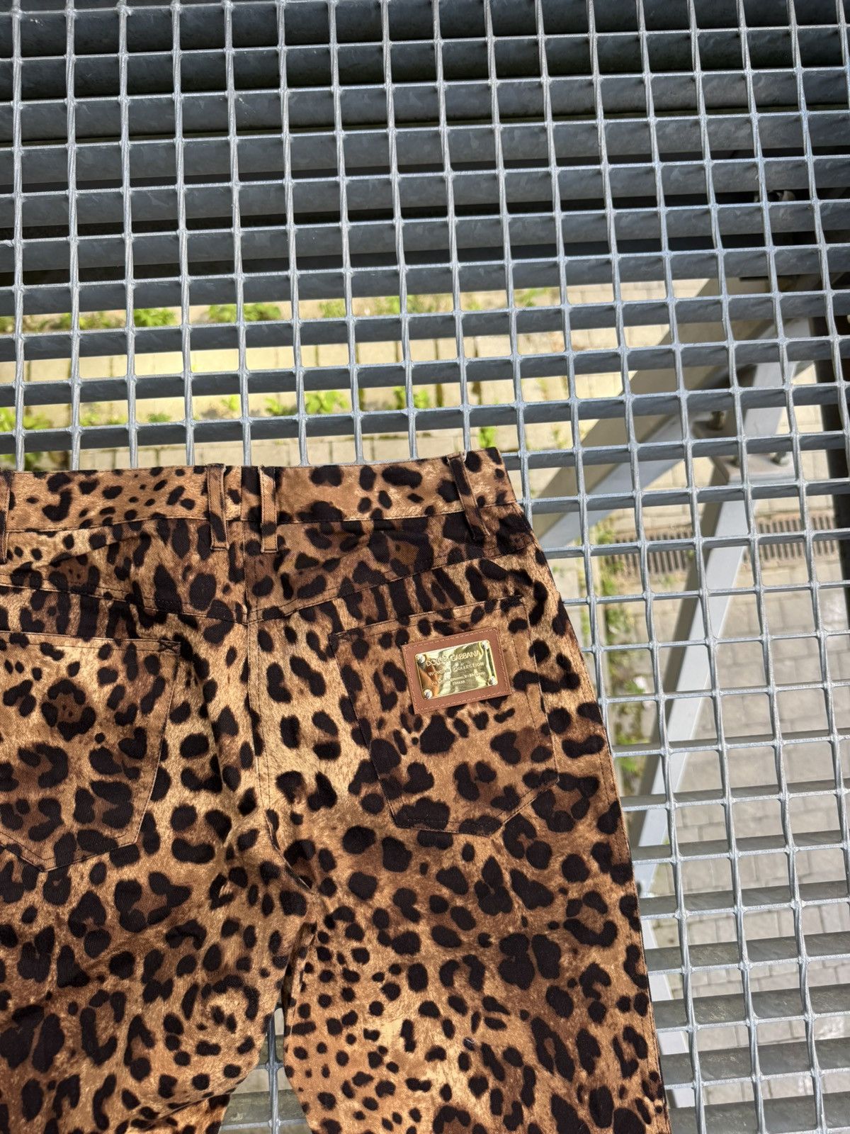 Dolce & Gabbana Dolce & Gabbana leopard Print Jeans Size 38" / US 16 / IT 52 - 10 Thumbnail