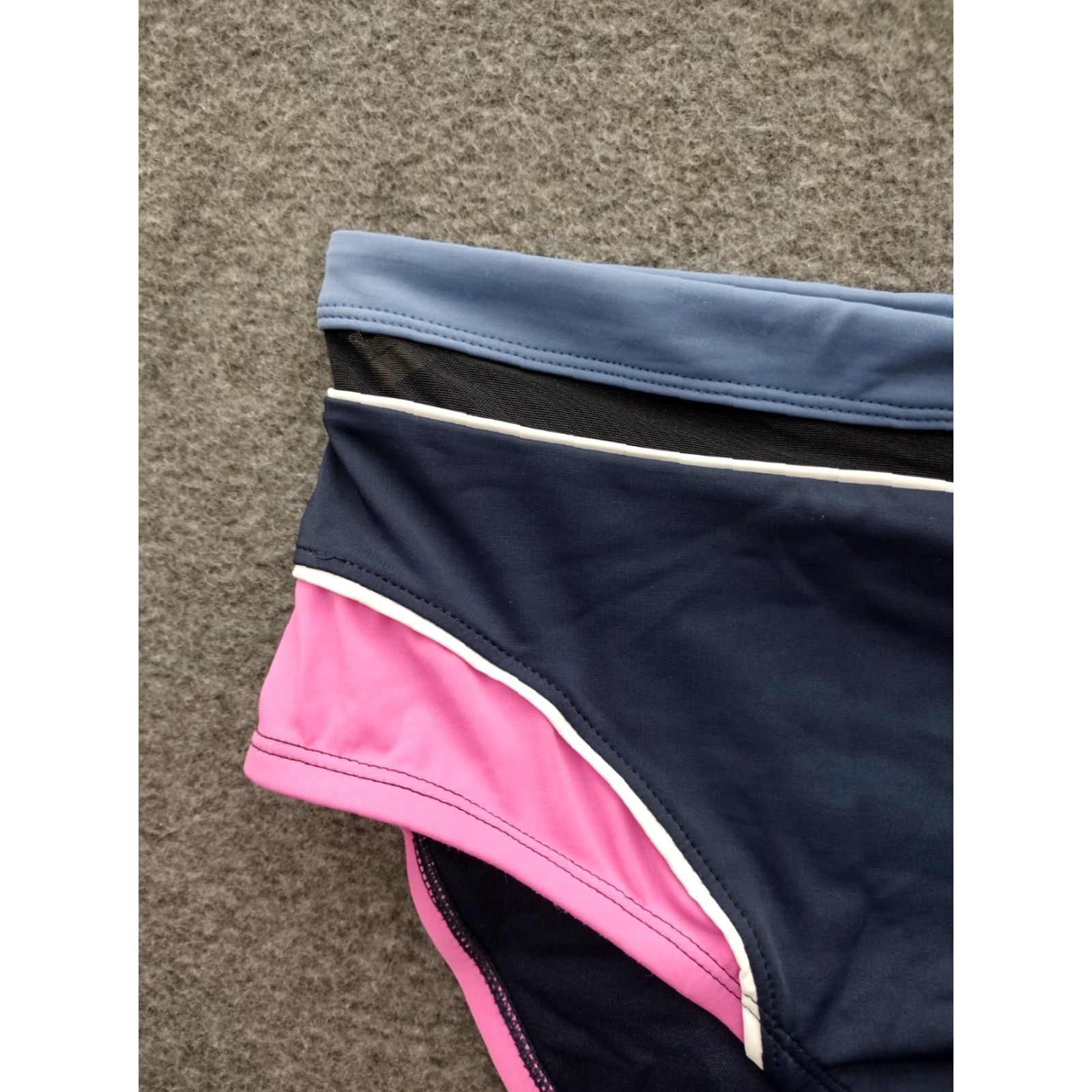 Avia Avia Bikini Bottom Women's XL Navy Blue Pink Multicolor Quick Dry Chlorine-Resistant Beach 16-18 Bottom Womens XL Navy Pink Multicolor Avia Size 40" / US 18 - 3 Thumbnail