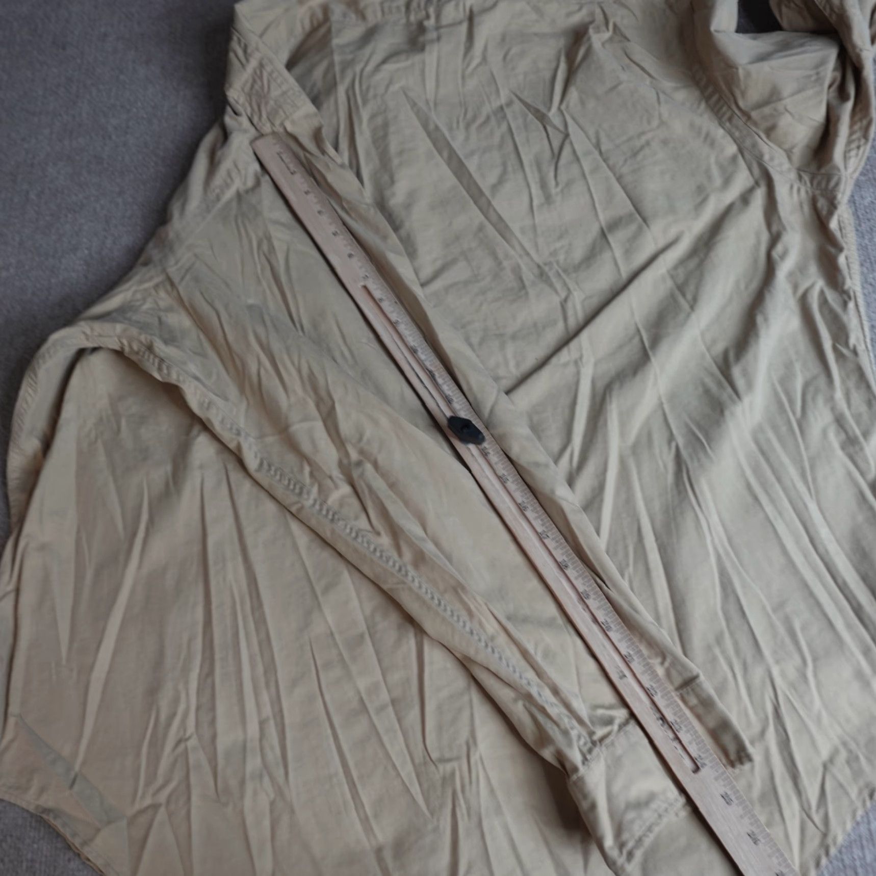 Polo Ralph Lauren VINTAGE Polo Ralph Lauren Shirt 2XL Beige GI Epaulets Cotton Blend Shirt (2XL, Beige, Button-Up, Men) Size US XXL / EU 58 / 5 - 2 Thumbnail
