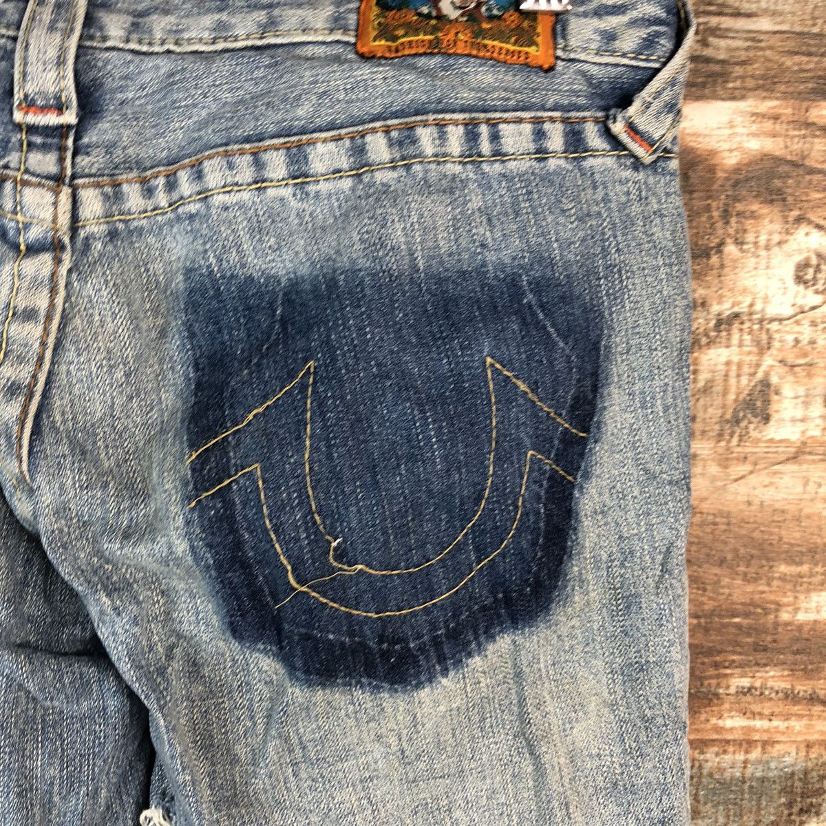 True Religion DLL True Religion Blue Distressed ripped Denim Pants #A2143 Size 26" / US 2 / IT 38 - 18 Thumbnail