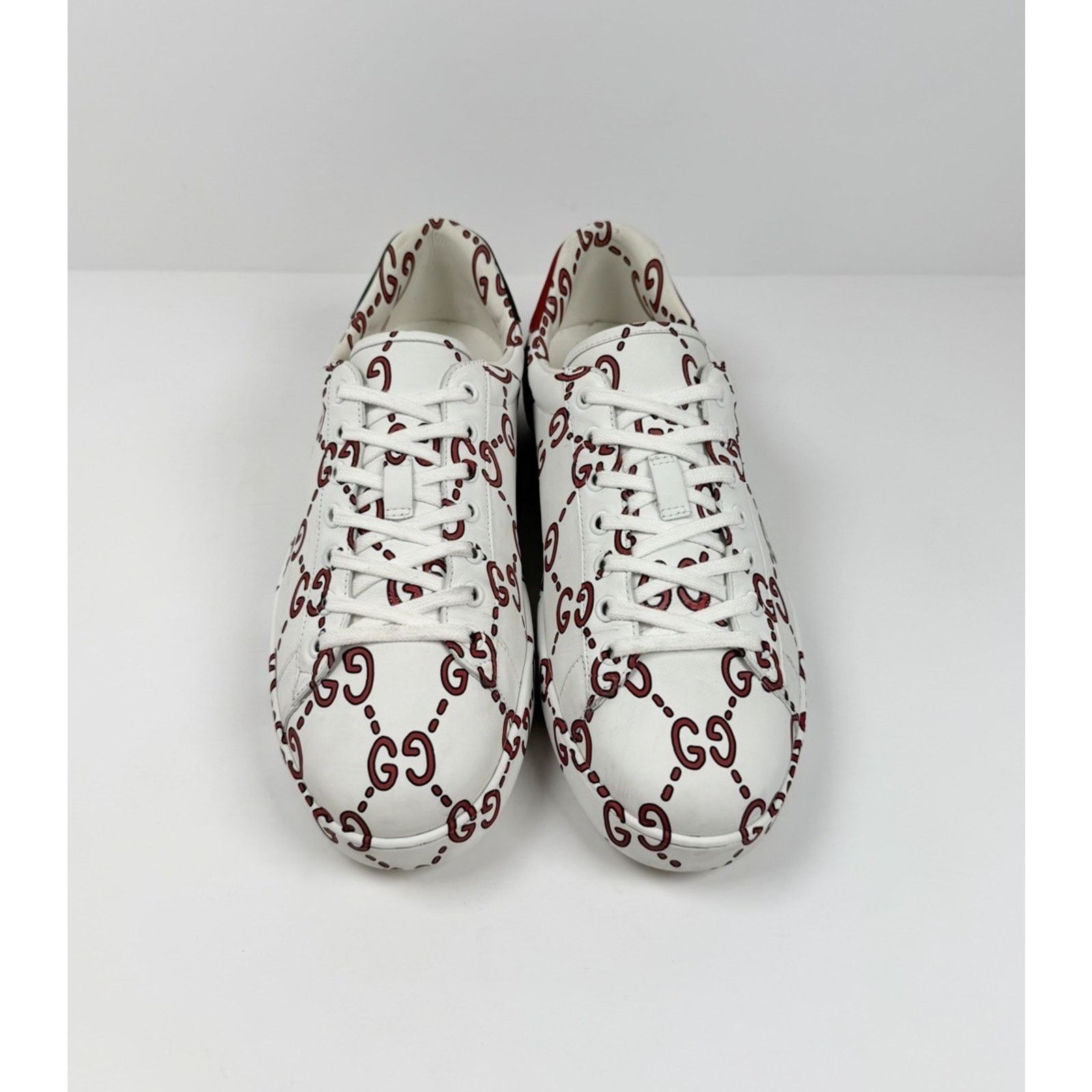 Gucci Size 10.5US - Gucci Ace GG Ghost Monogram Leather Size US 10.5 / EU 43-44 - 3 Thumbnail