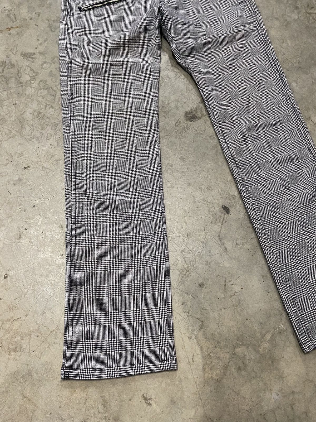 Hysteric Glamour × Le Grande Bleu (L.G.B.) × Wrangler Japanese Wrangler Checked Gothic Punk Zip Slim Stretchable Size US 30 / EU 46 - 2 Thumbnail