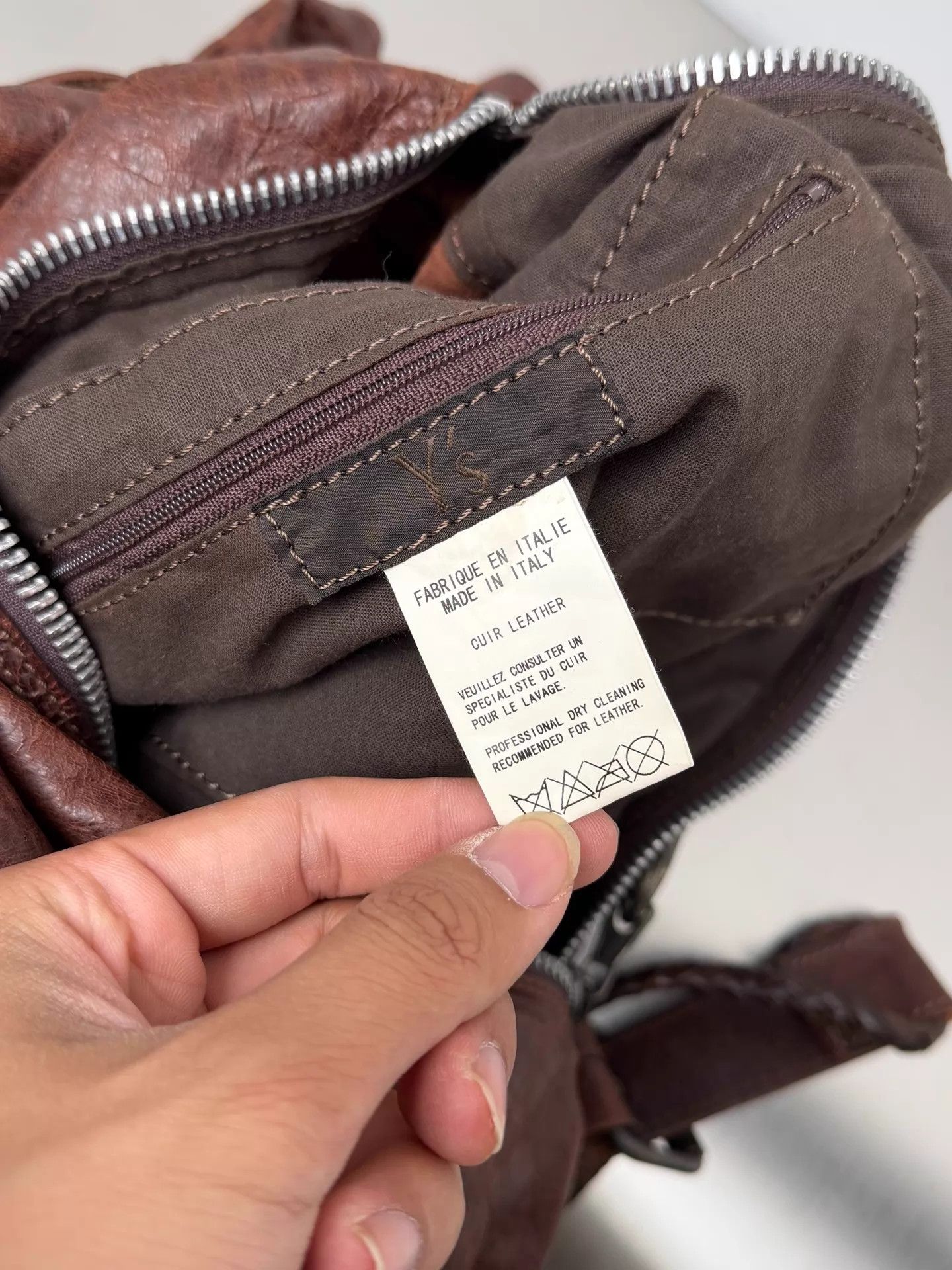 Yohji Yamamoto Yohji Yamamoto Y's 3way Drawstring Lobster Clasp Bag Size ONE SIZE - 5 Thumbnail