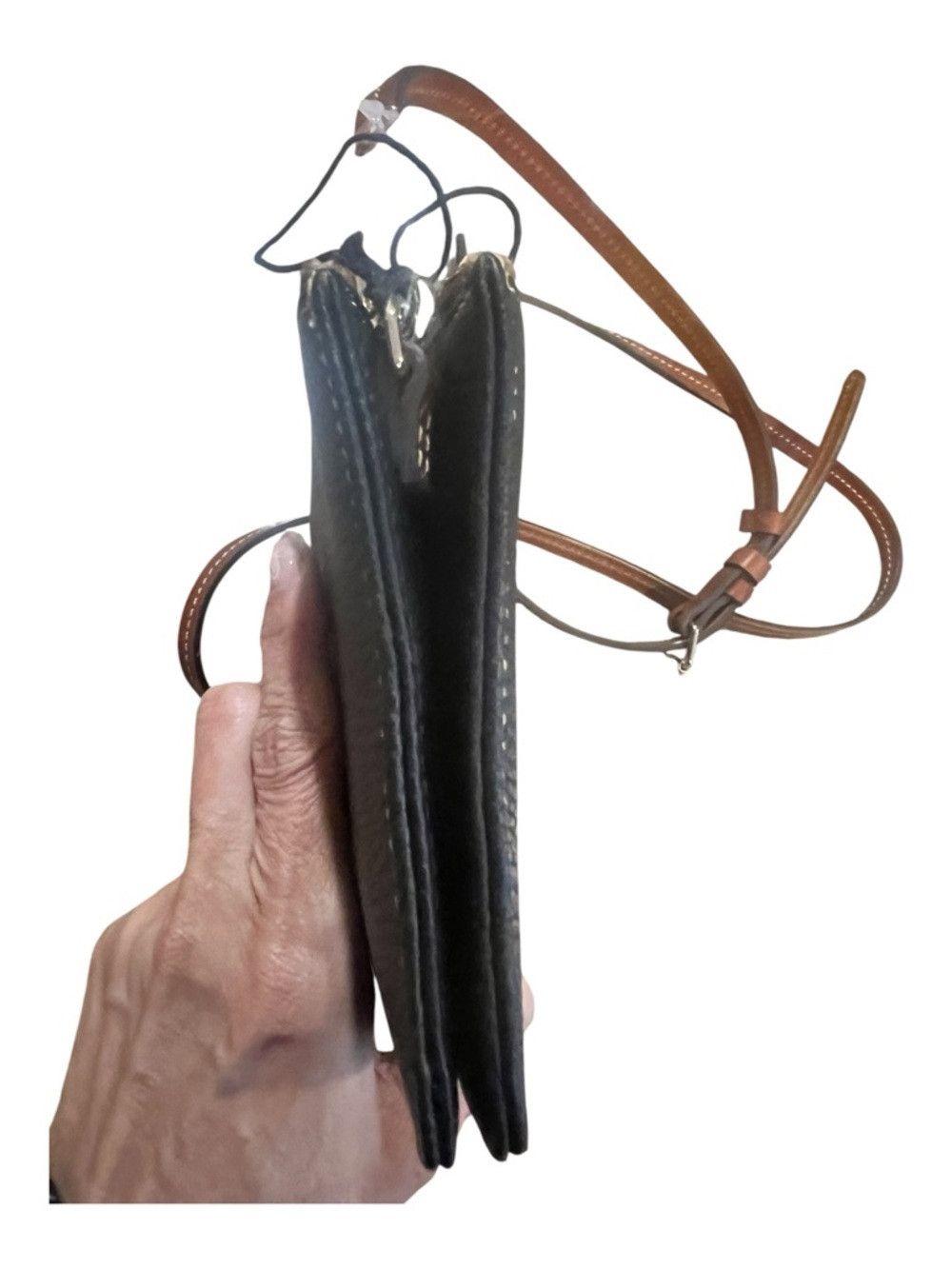 Dooney & Bourke Dooney & Bourke Pebble Leather Ella Crossbody Black Double Size ONE SIZE - 6 Thumbnail