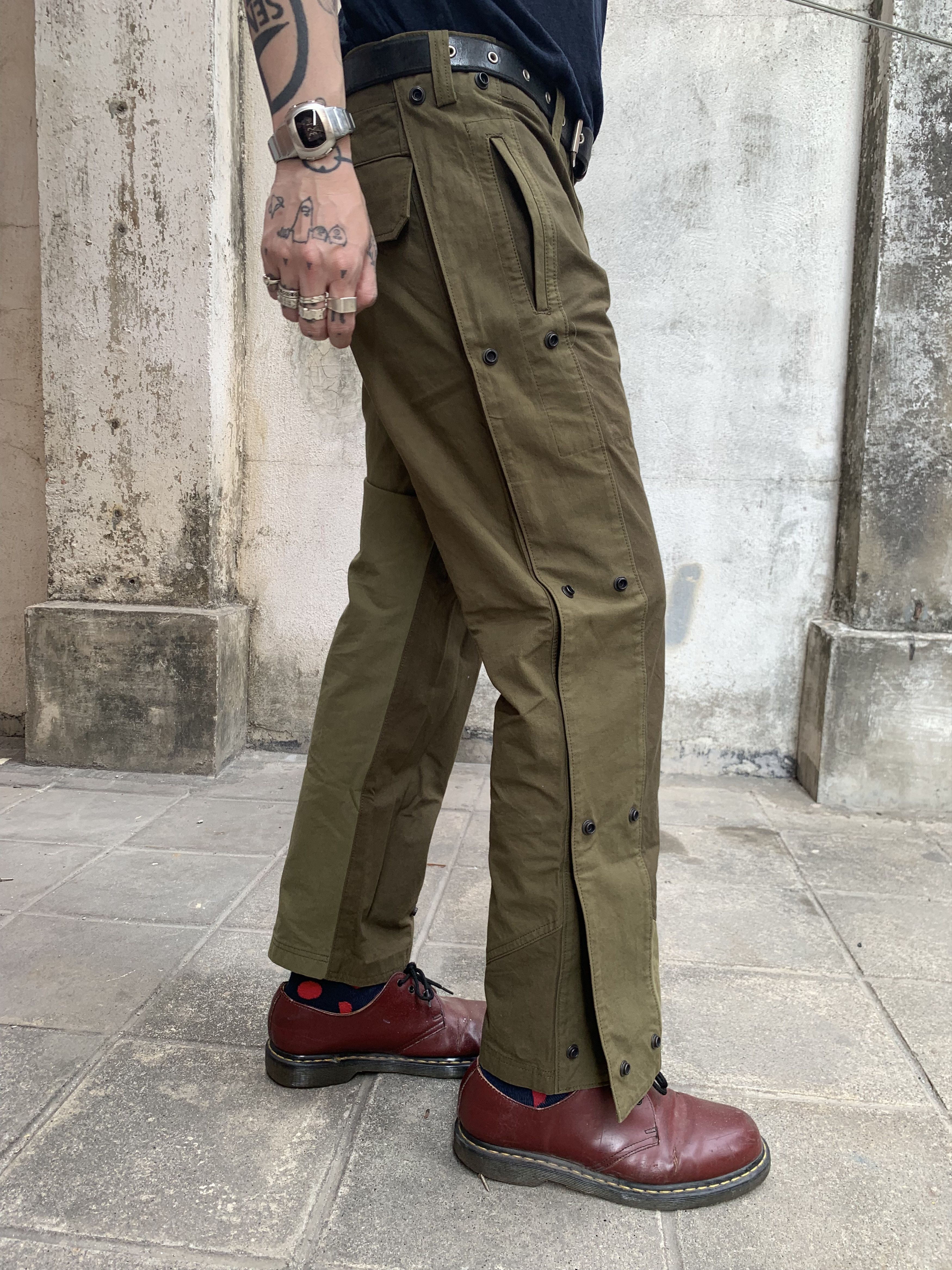 Y's Y's Yohji Yamamoto Snap-Side Military Pants Size US 32 / EU 48 - 5 Thumbnail