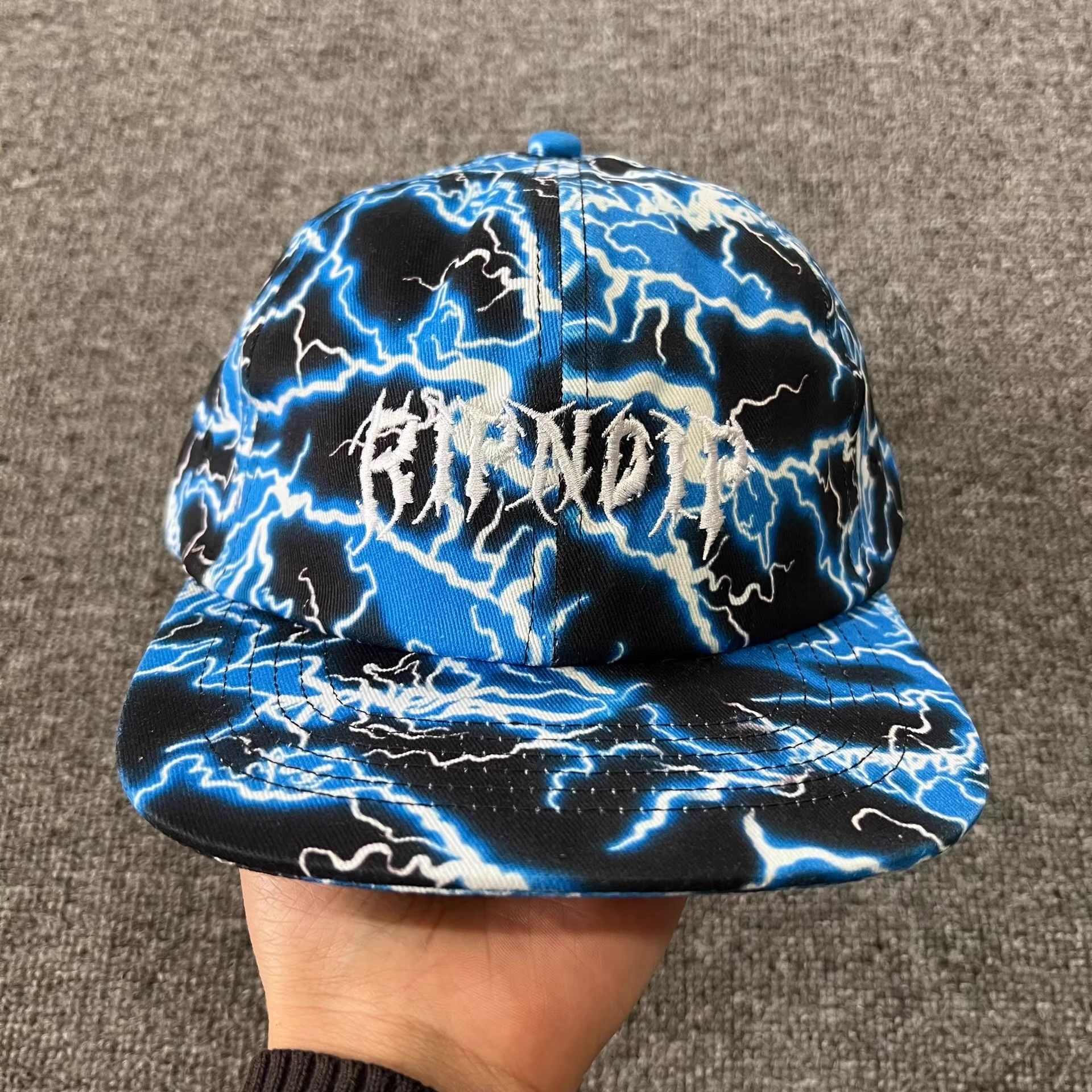 RIPNDIP Ripndip embroidered lightningcurved brim baseball cap Q7 Size ONE SIZE - 1 Thumbnail