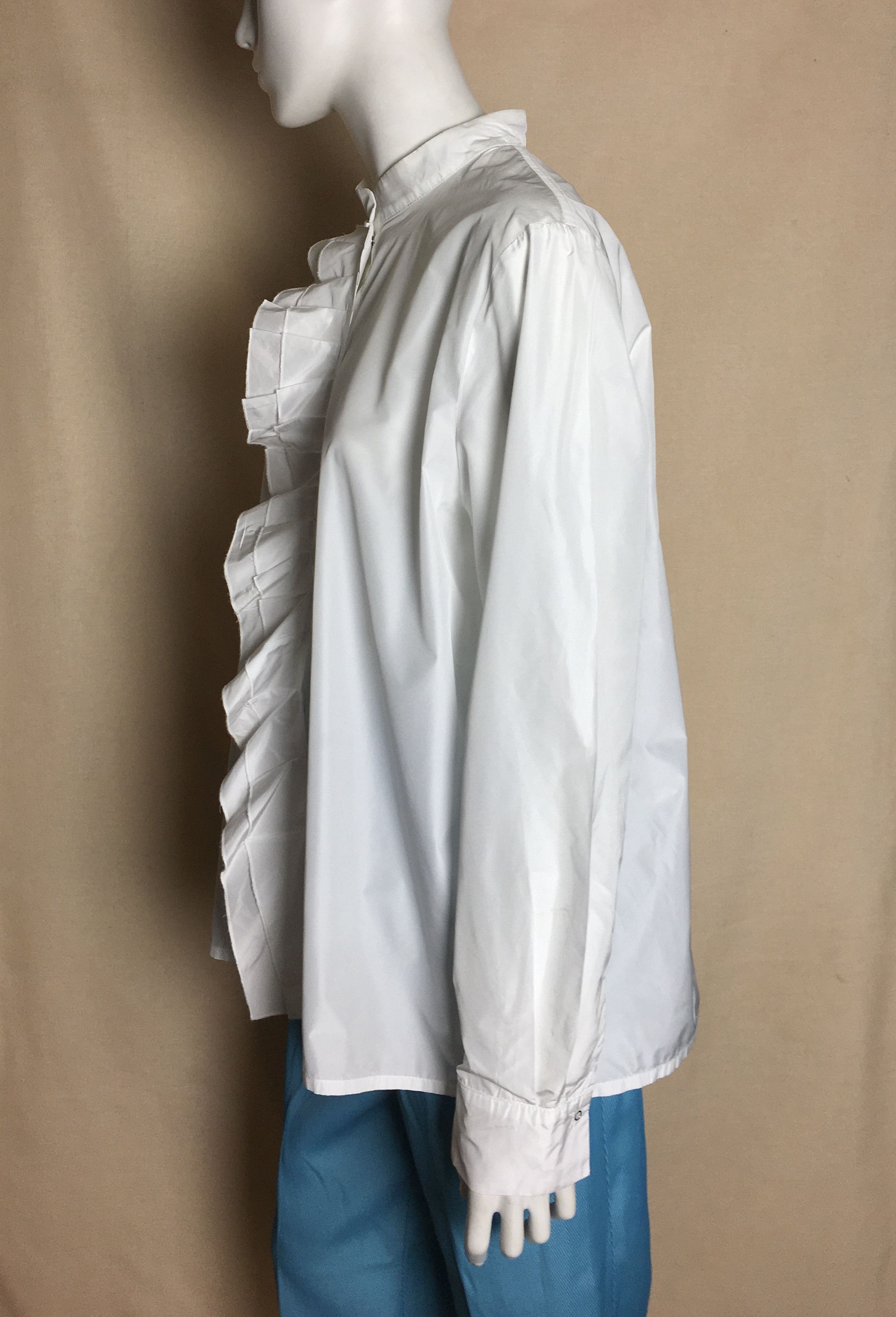 Other Katharina Hovman White Deco Blouse Shirt Size M / US 6-8 / IT 42-44 - 4 Thumbnail