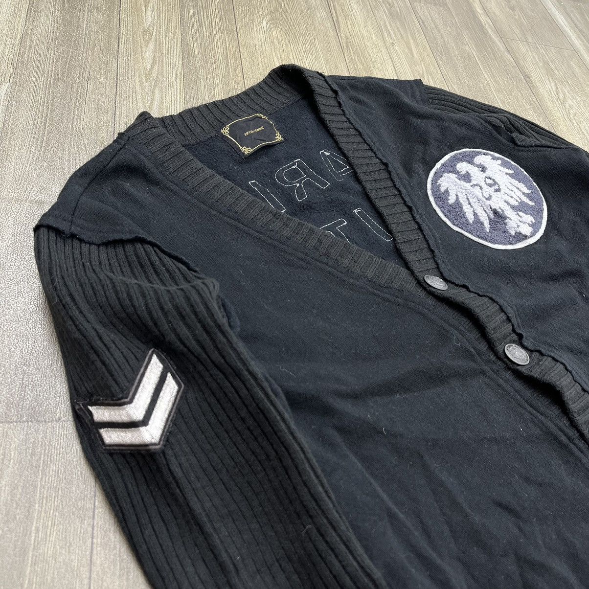 Japanese Brand Vintage 291295=Homme Wool Marina Militane Cardigan Size US M / EU 48-50 / 2 - 3 Thumbnail