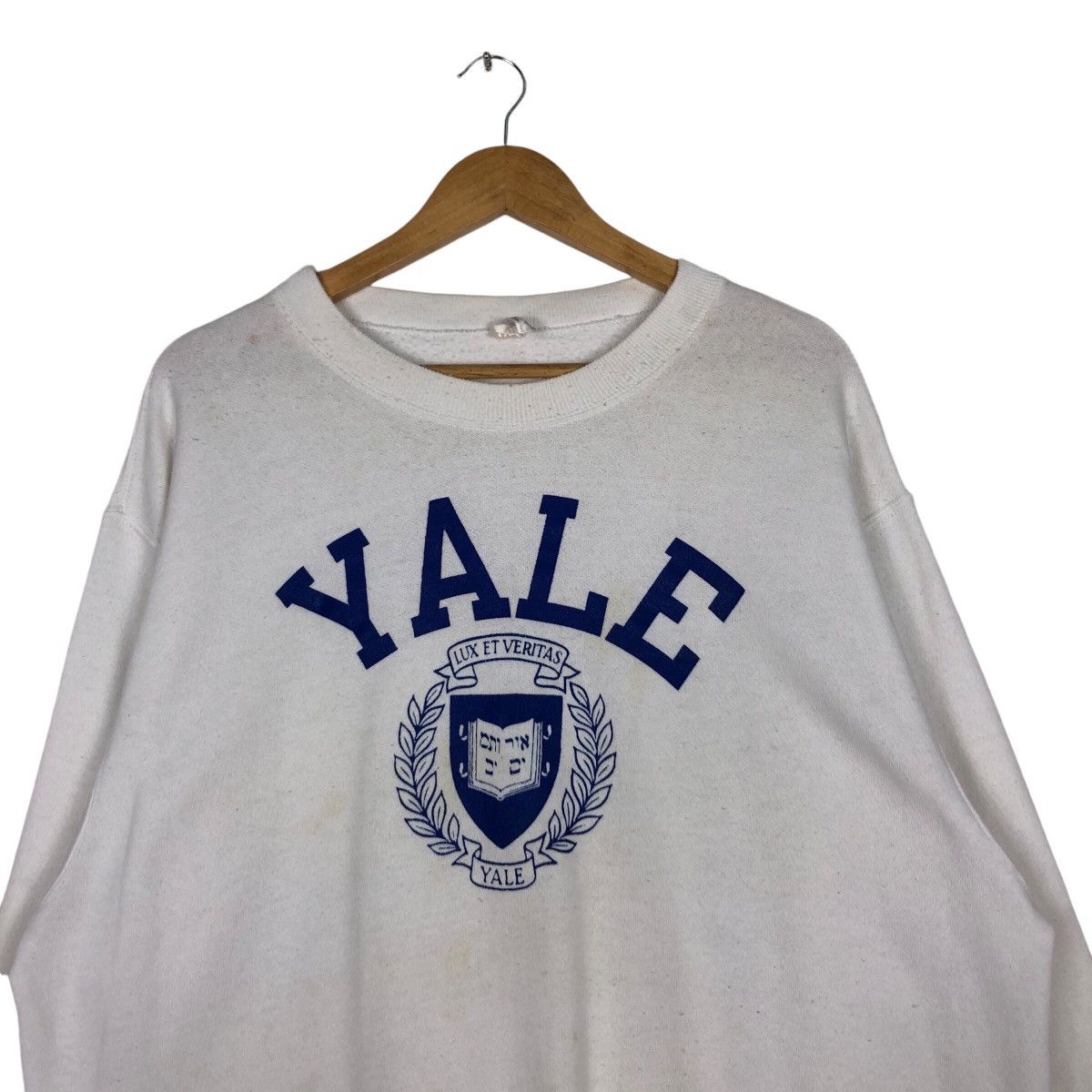 Champion × Vintage Vintage Yale University Champion Sweatshirt Rare Medium Size US M / EU 48-50 / 2 - 2 Thumbnail