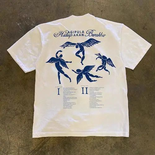 Japanese Brand × Vintage Street fashion angel print cotton t-shirt y2k Size US M / EU 48-50 / 2 - 3 Thumbnail