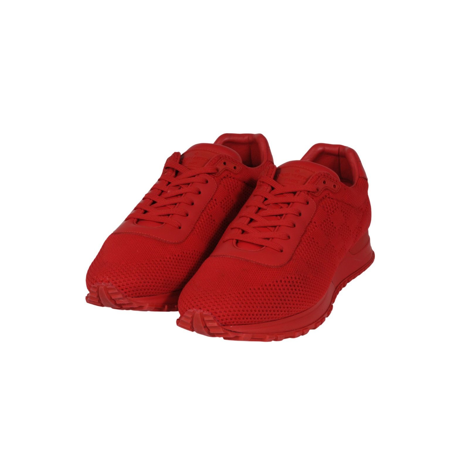 Louis Vuitton Runaway Damier Sneakers Red Size US 7 / EU 40 - 3 Thumbnail