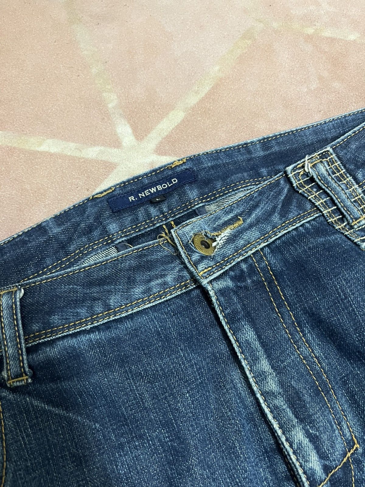 R.Newbold R Newbold Low Waist Patches Jeans Size US 34 / EU 50 - 6 Thumbnail