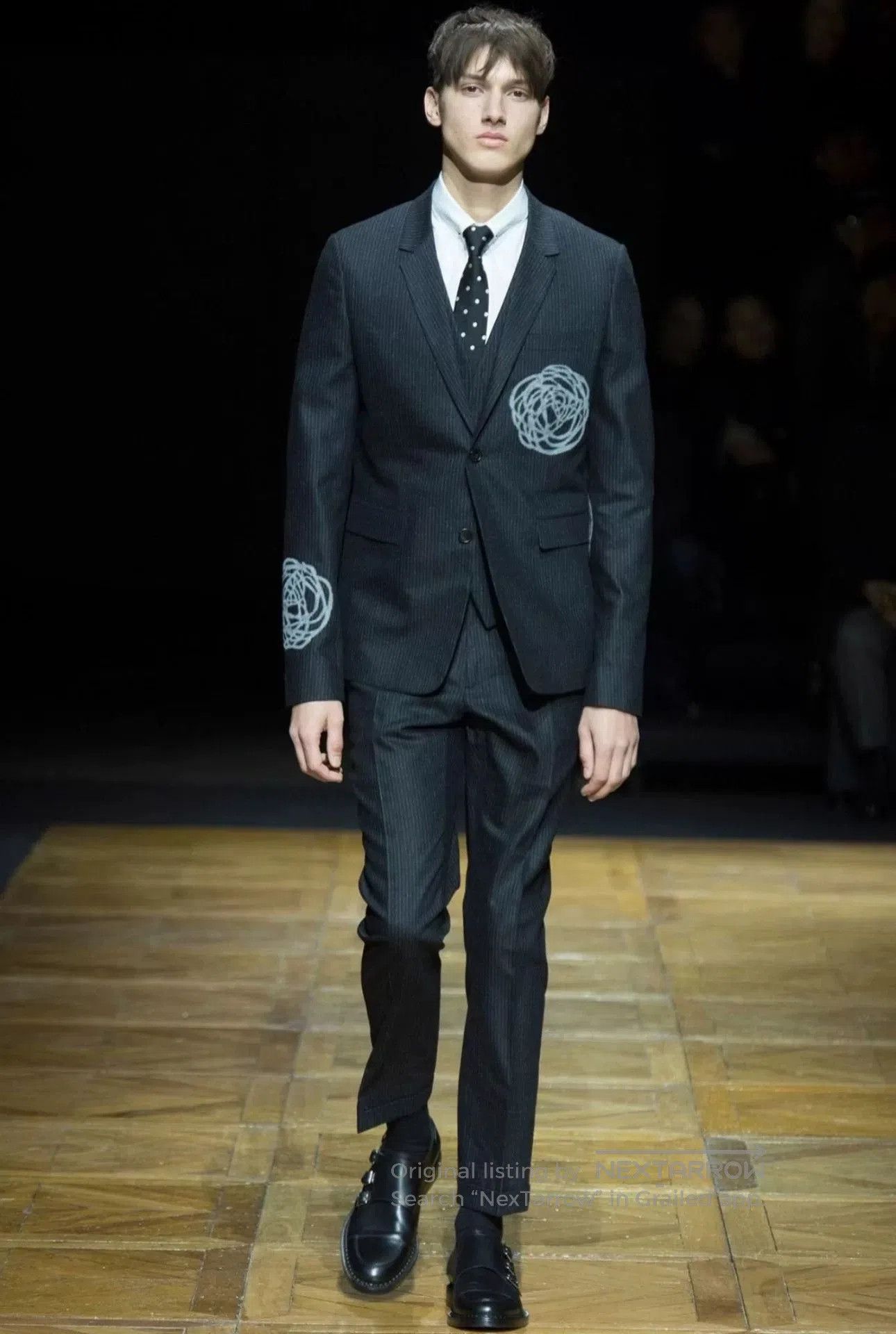 Dior dior homme 14fw striped wool suit. Size US S / EU 44-46 / 1 - 7 Thumbnail