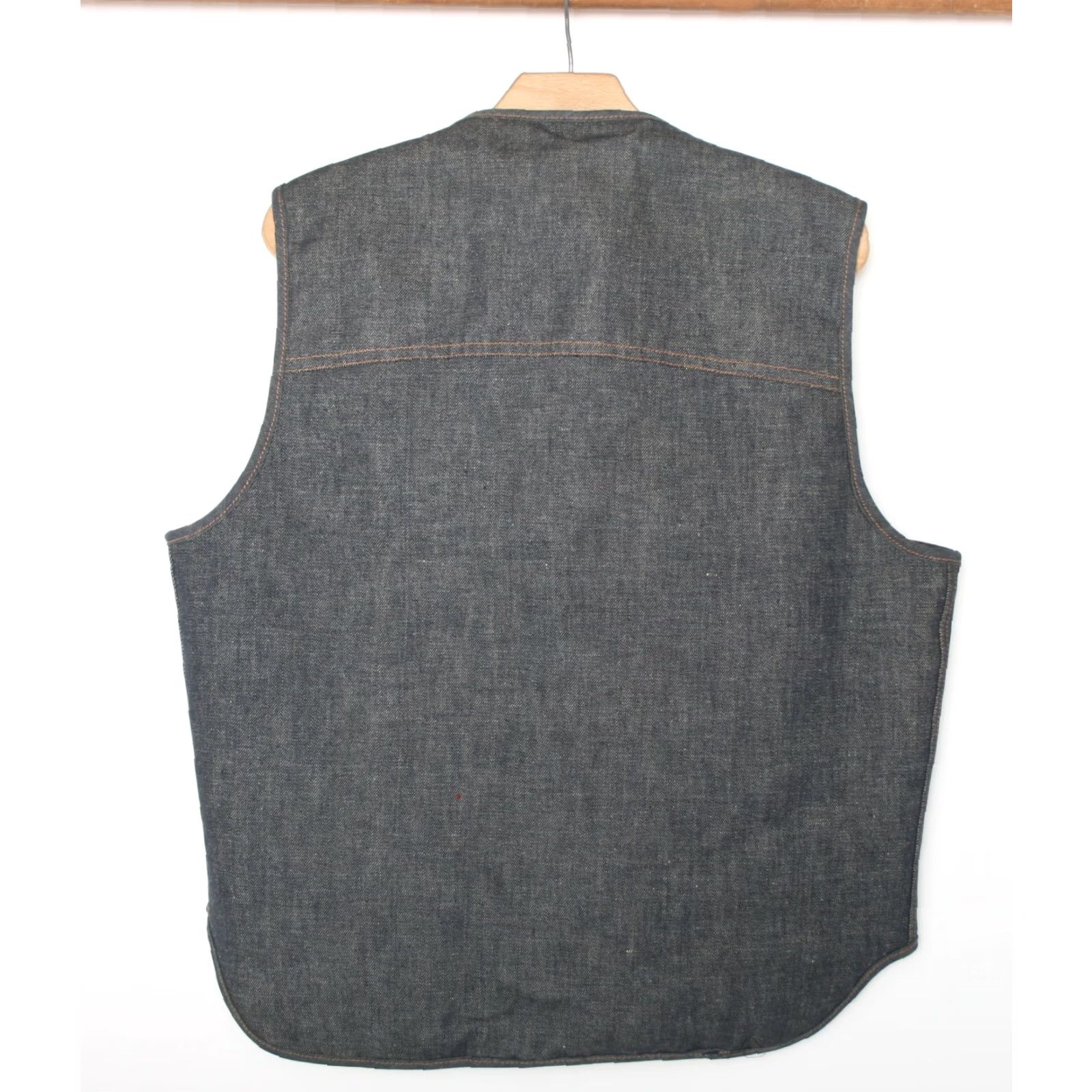 Sears Vintage Sears Roebucks Blue Denim Sherpa Lined Chore Vest L Men’s Size Large Denim blue vest Shoal? Size US L / EU 52-54 / 3 - 3 Thumbnail