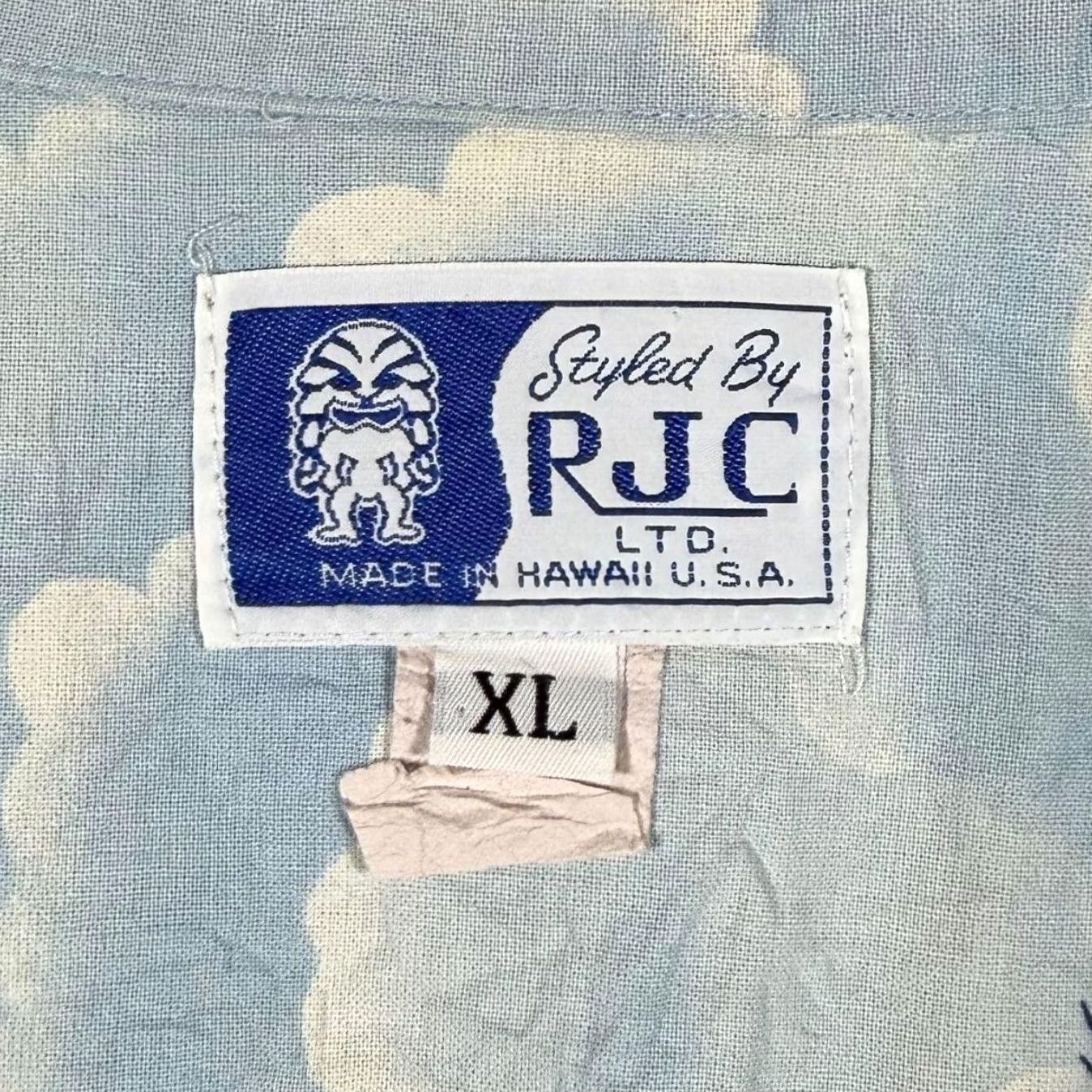 Vintage VINTAGE RJC Made In Hawaii Hawaiian Tropical Pattern Blue Short Sleeve Shirt XL Size US XL / EU 56 / 4 - 4 Thumbnail