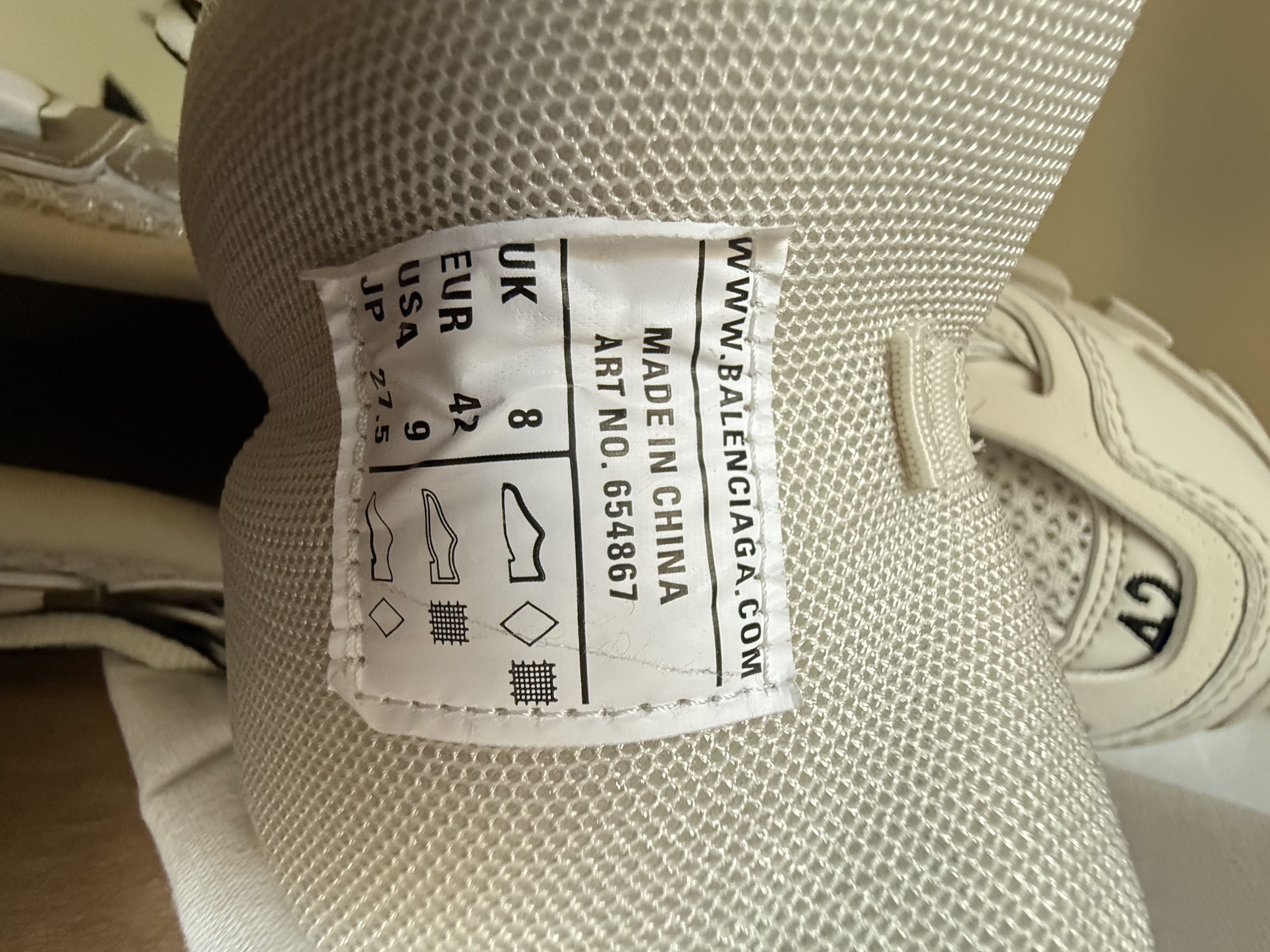 Balenciaga Track Hike Sneaker Faded Beige Size US 9 / EU 42 - 20 Thumbnail
