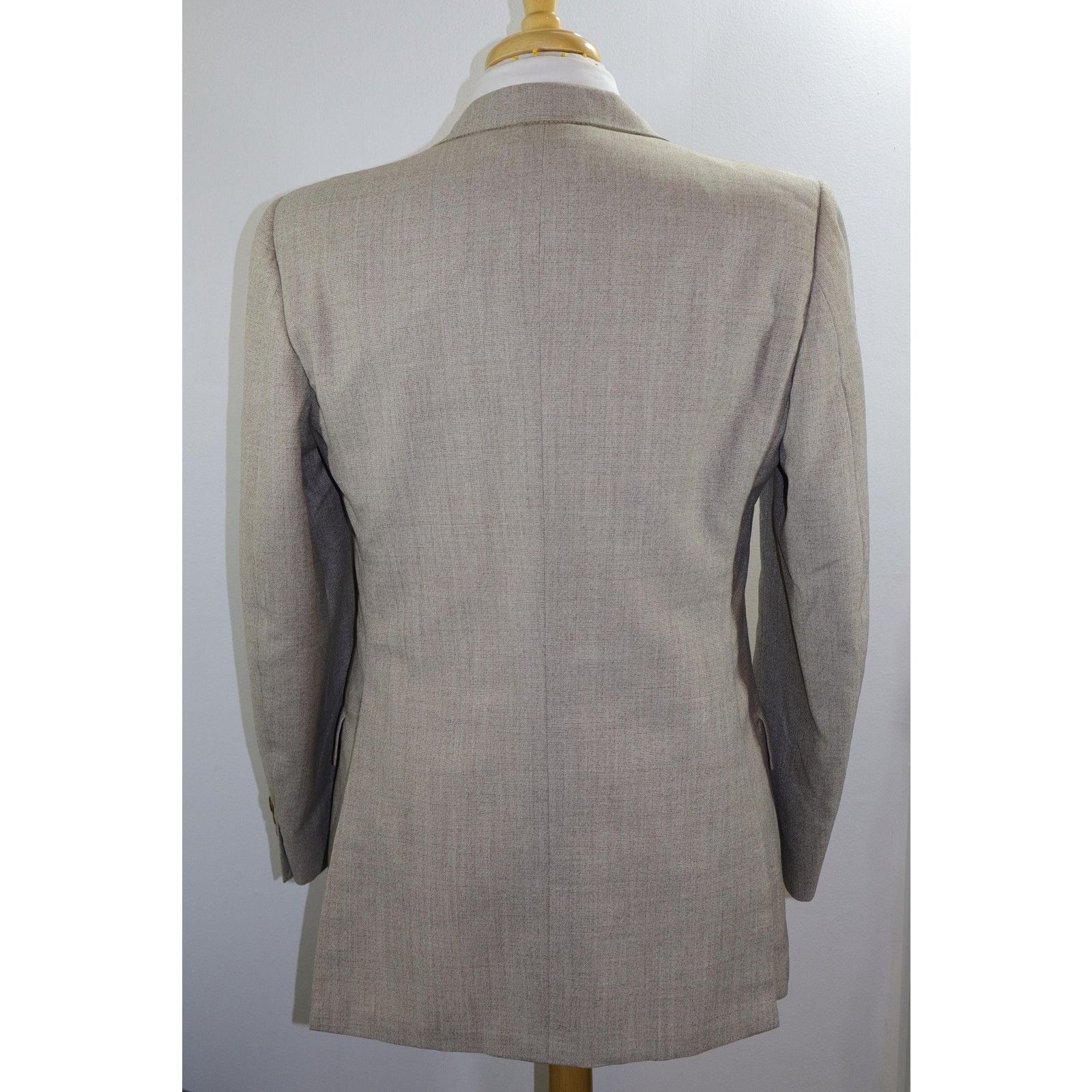 Cartier 40L Vintage 70s Cartier Collection Hopsack 2 Piece Suit Size 40L - 3 Thumbnail
