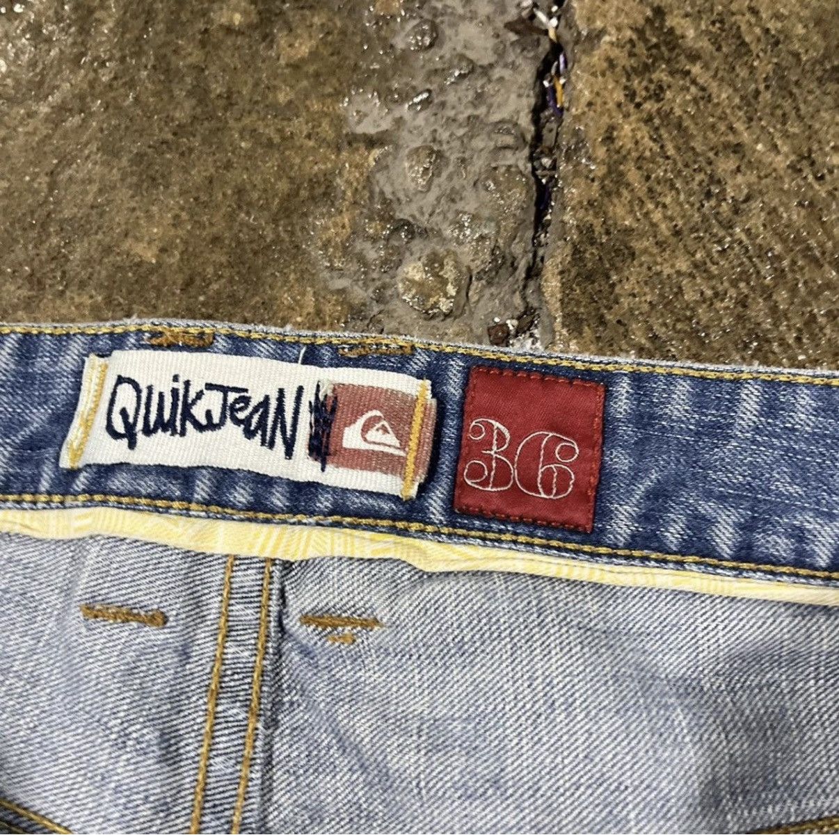 Quiksilver Vintage Y2K extra baggy Quiksilver Quikjean denim Size US 36 / EU 52 - 7 Thumbnail
