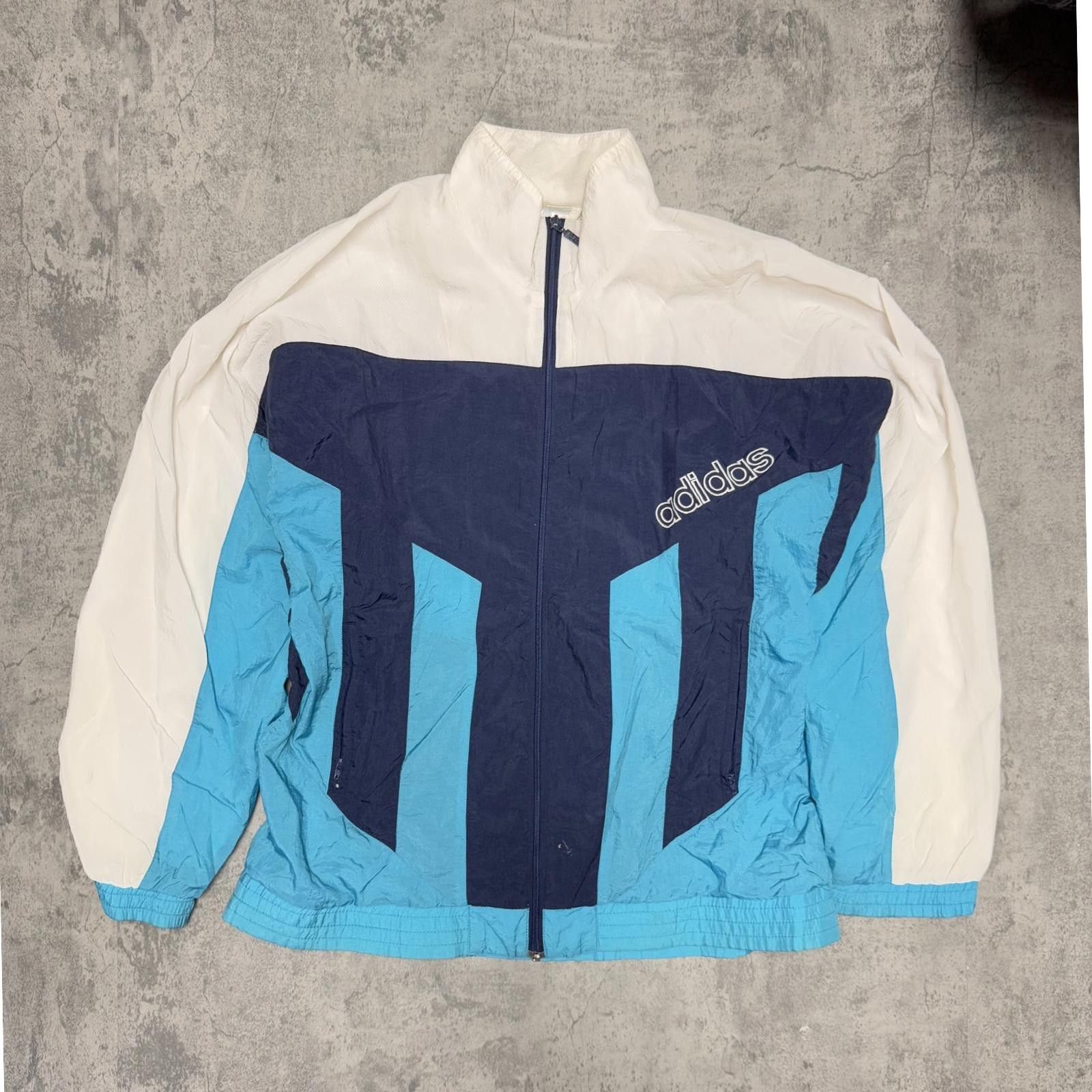 Adidas 90s Adidas Windbreaker — L — Size US L / EU 52-54 / 3 - 1 Thumbnail