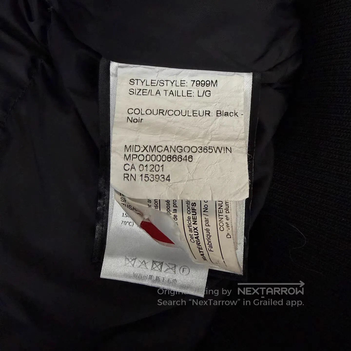 Canada Goose Black Parka with Fur Hood . Size US L / EU 52-54 / 3 - 5 Thumbnail