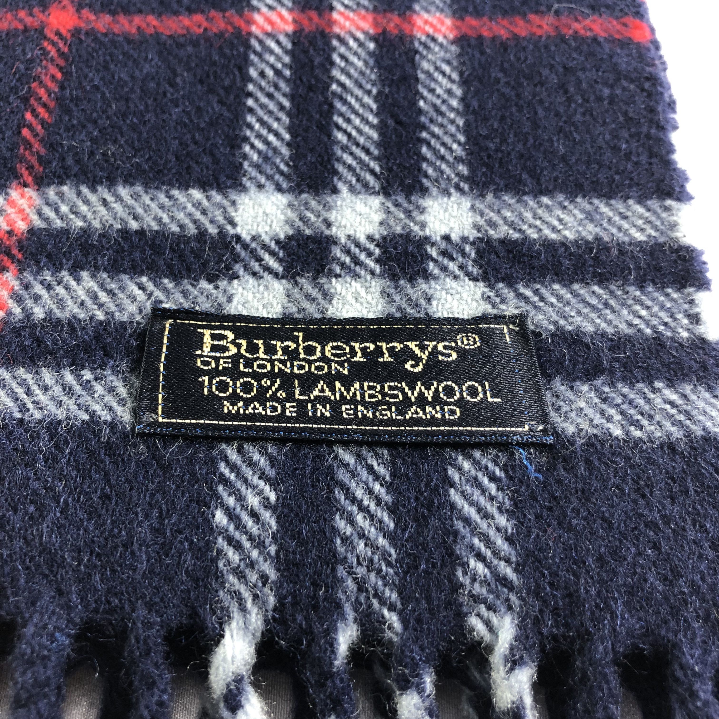 Burberry Burberrys Nova Check Wool Scarf Muffler Neckwear V2286 Size ONE SIZE - 4 Thumbnail