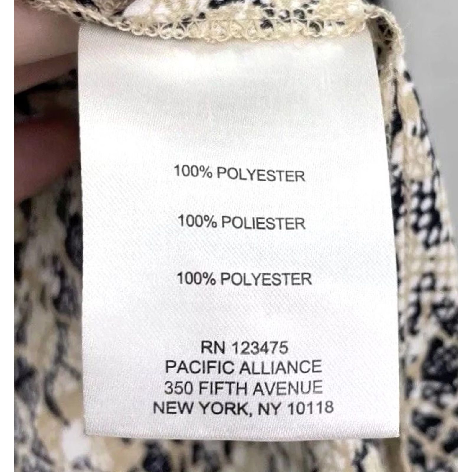 Jones New York Jones NY Snake Skin Print Faux Wrap Chiffon Collared Blouse Sz M Boho Women’s Size M / US 6-8 / IT 42-44 - 7 Thumbnail