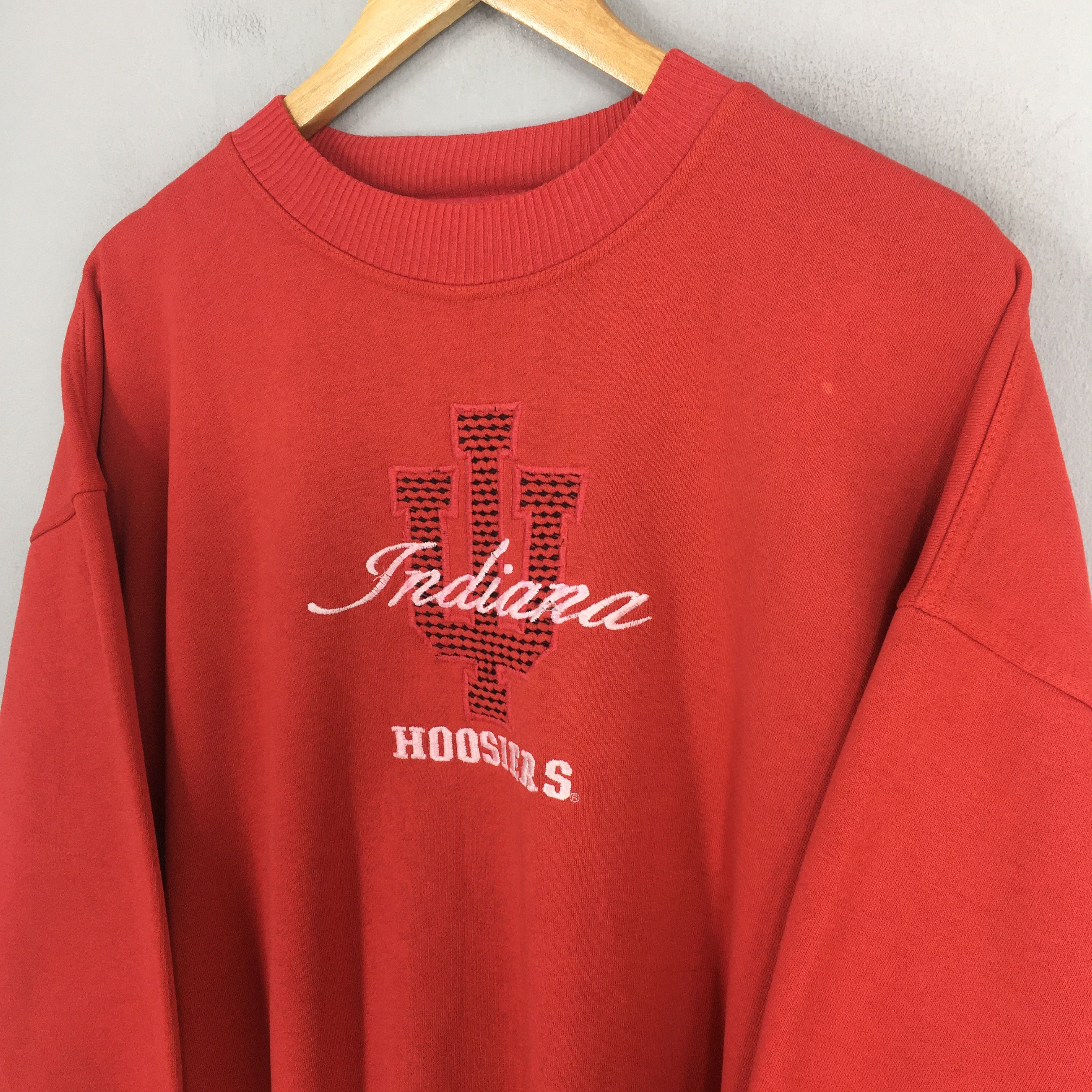 NCAA Vintage Indiana University Sweatshirt Large Size US L / EU 52-54 / 3 - 3 Thumbnail